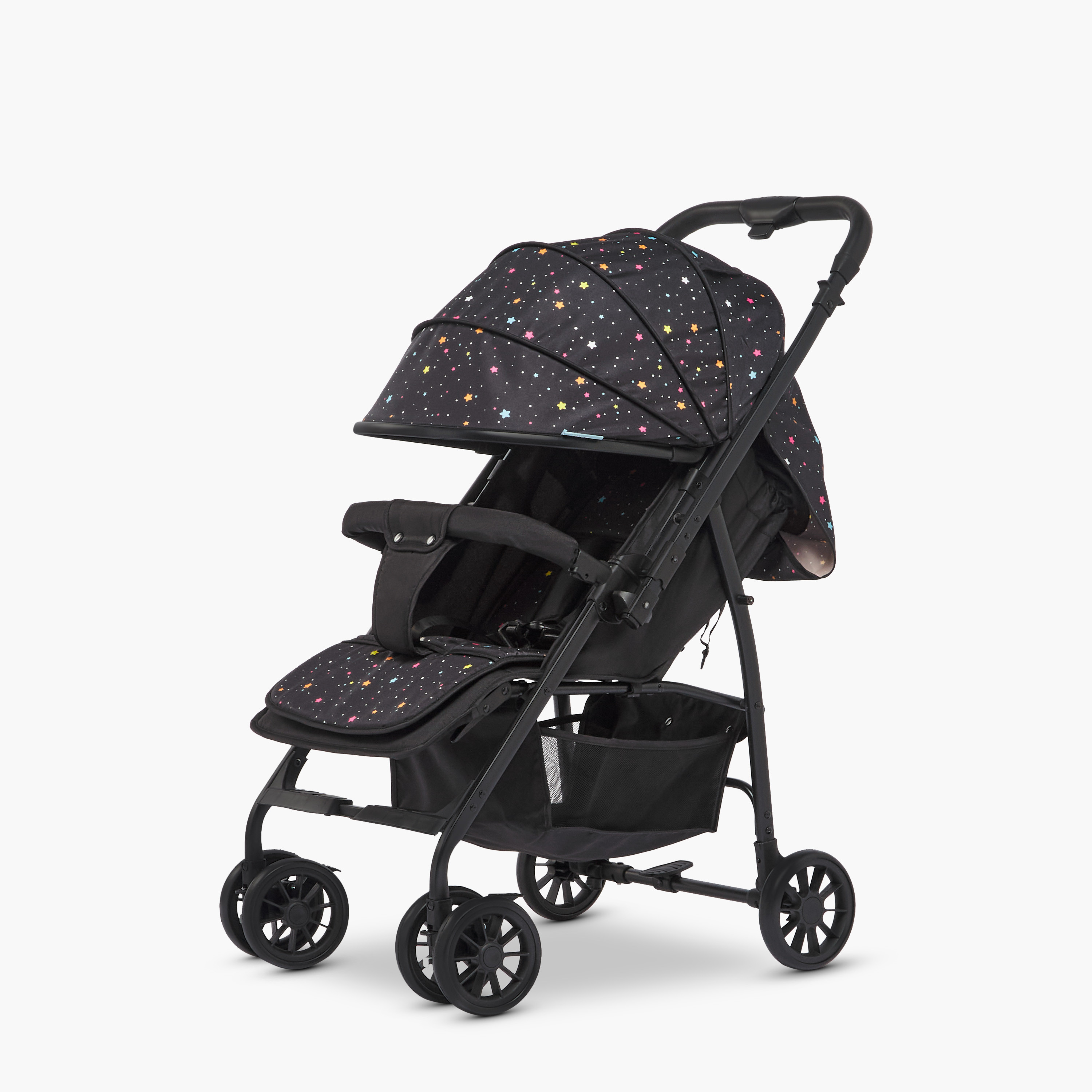 عربة أطفال بري بنظام طي بلمسة واحدة وإطار فولاذ وقفل للعجلات من ليتل بلومرز -baby-gear-strollersandprams-strollers-image-2