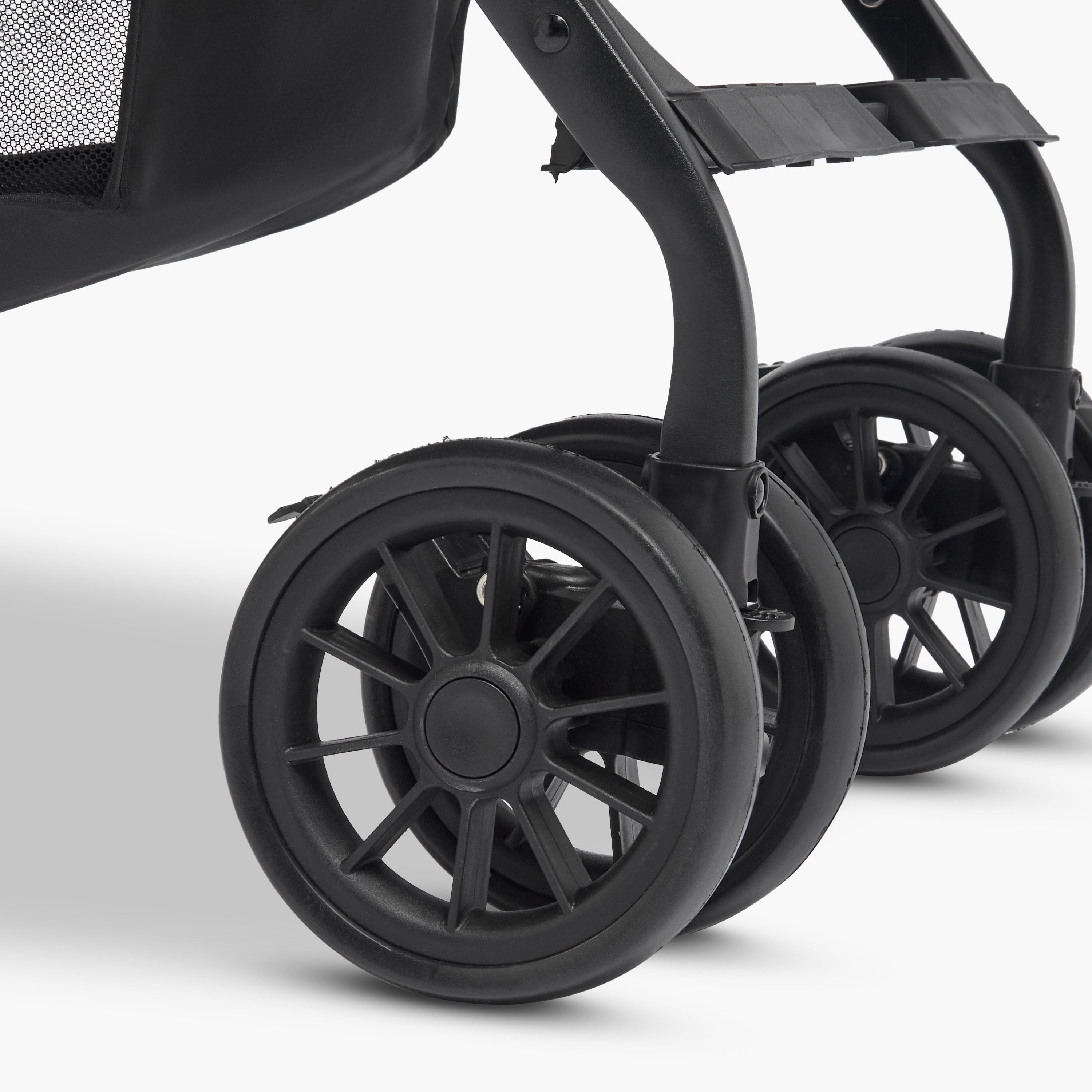 عربة أطفال بري بنظام طي بلمسة واحدة وإطار فولاذ وقفل للعجلات من ليتل بلومرز -baby-gear-strollersandprams-strollers-image-9