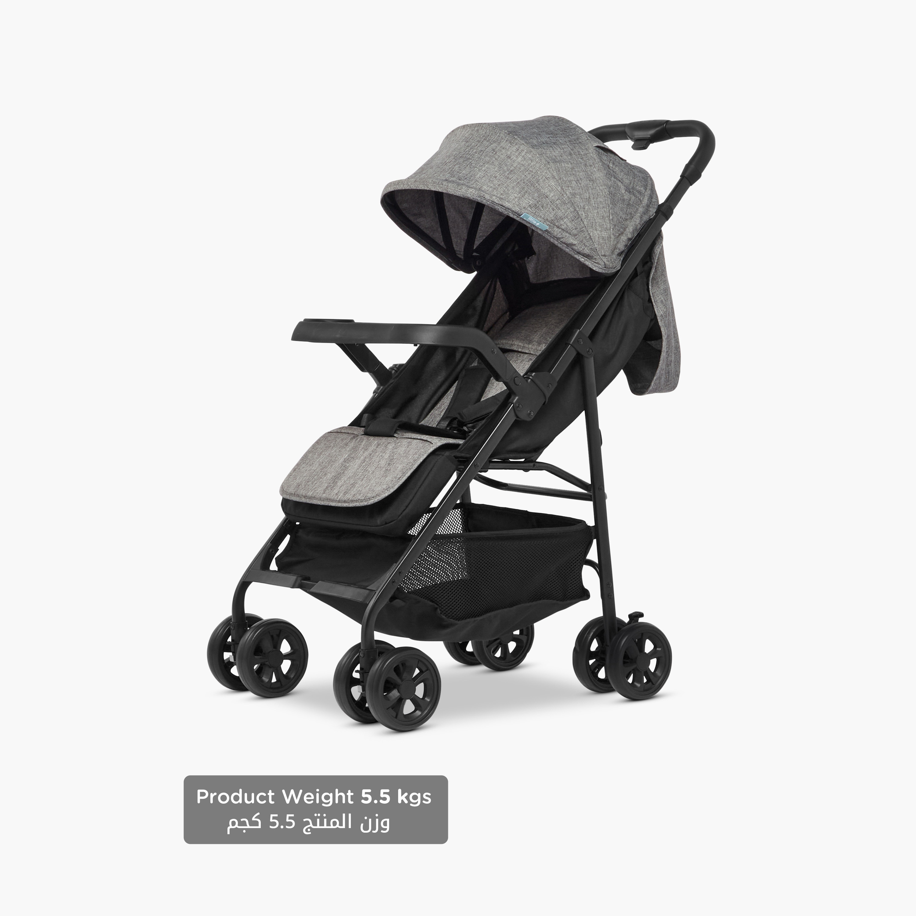 Little Bloomers Bree Stroller with One Touch Folding System, Steel Frame and Wheel Lock-baby-gear-strollersandprams-strollers-image-13