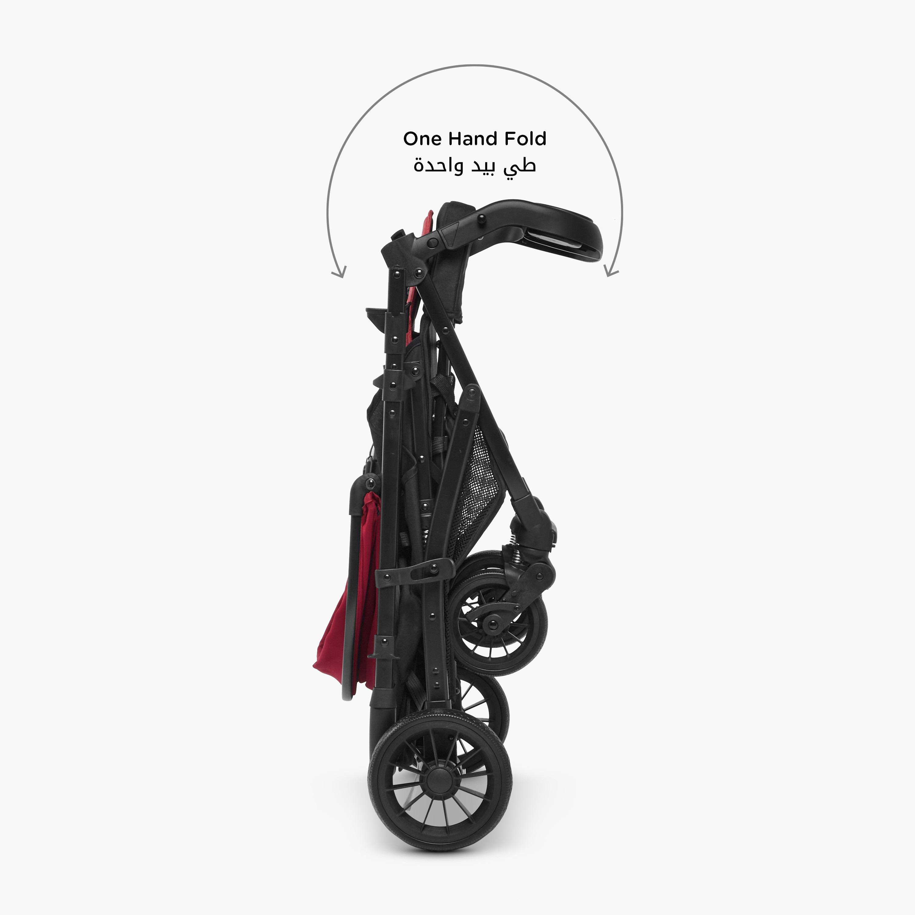 Little Bloomers Adelaide Stroller with One Touch Folding System, Steel Frame and Wheel Lock-baby-gear-strollersandprams-strollers-image-5