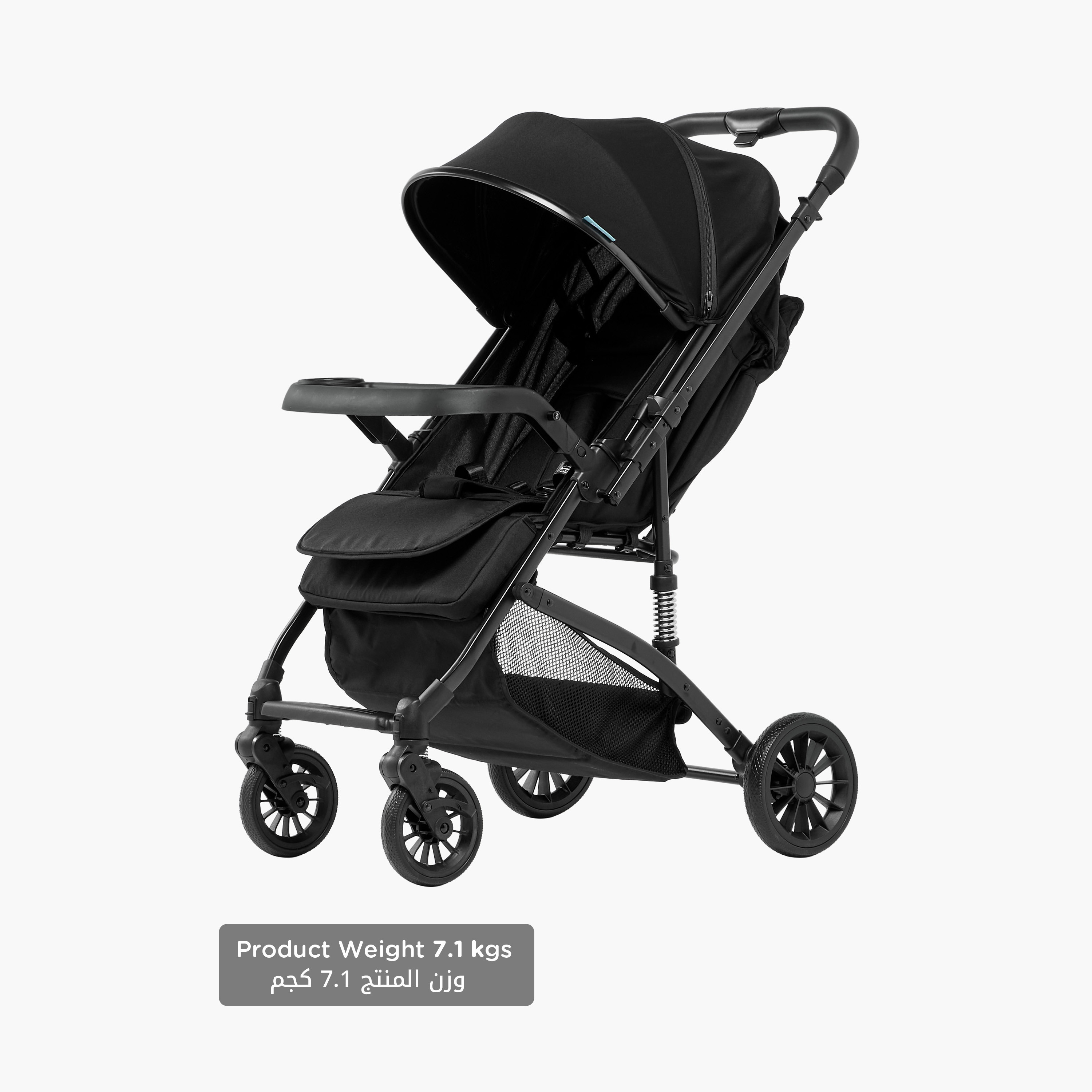 عربة أطفال أديلايد بنظام طي بلمسة واحدة وإطار فولاذ وقفل للعجلات من ليتل بلومرز-baby-gear-strollersandprams-strollers-image-14