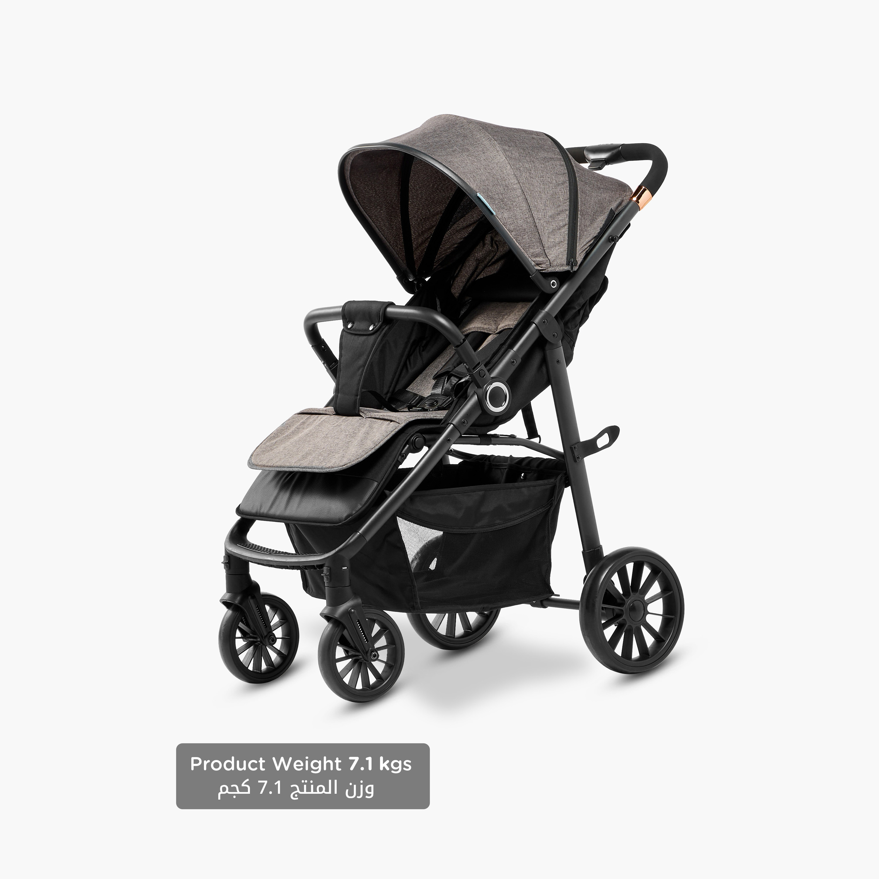 Little Bloomers Yonder Stroller with One Touch Folding System, Steel Frame and Wheel Lock-baby-gear-strollersandprams-strollers-image-15