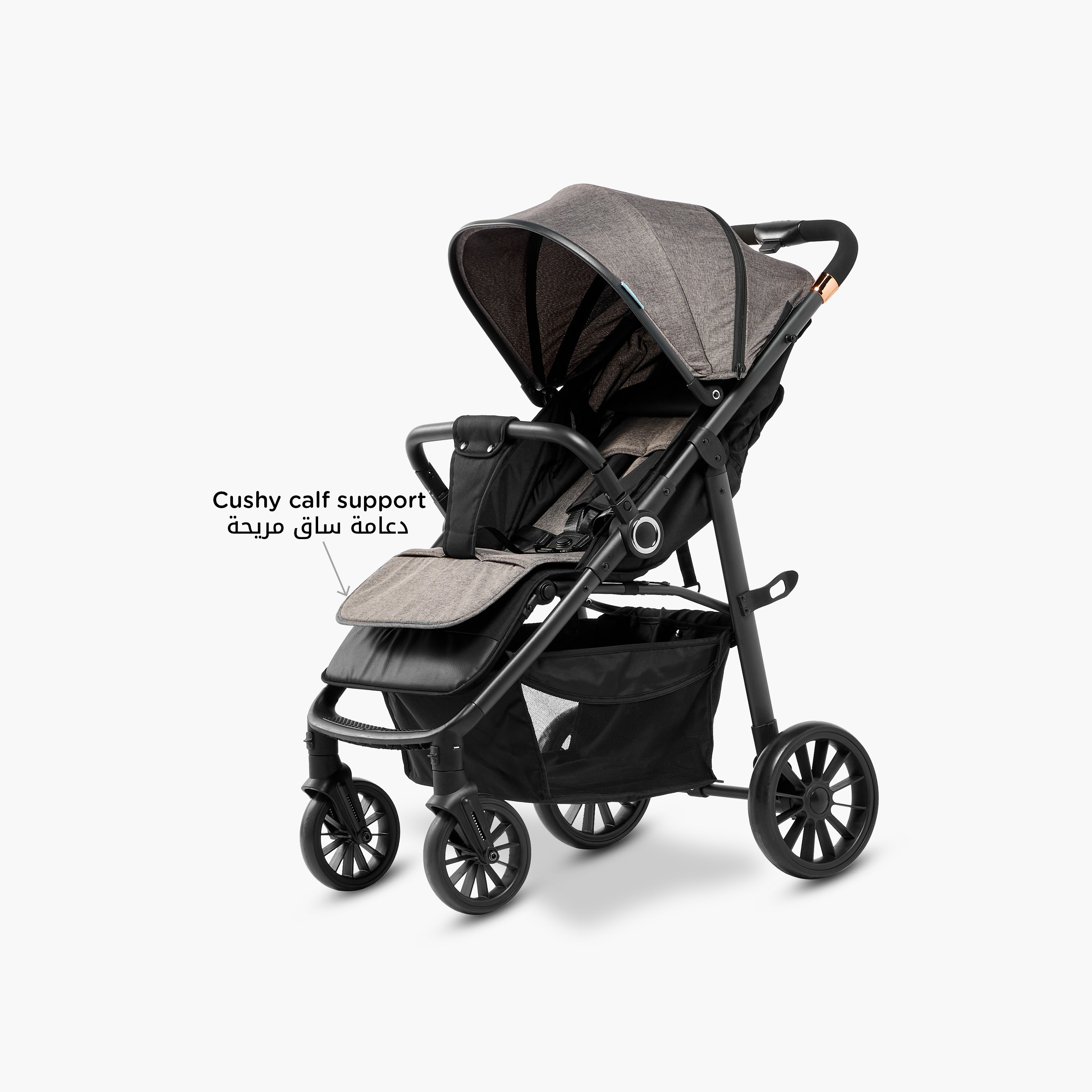 Little Bloomers Yonder Stroller with One Touch Folding System, Steel Frame and Wheel Lock-baby-gear-strollersandprams-strollers-image-4