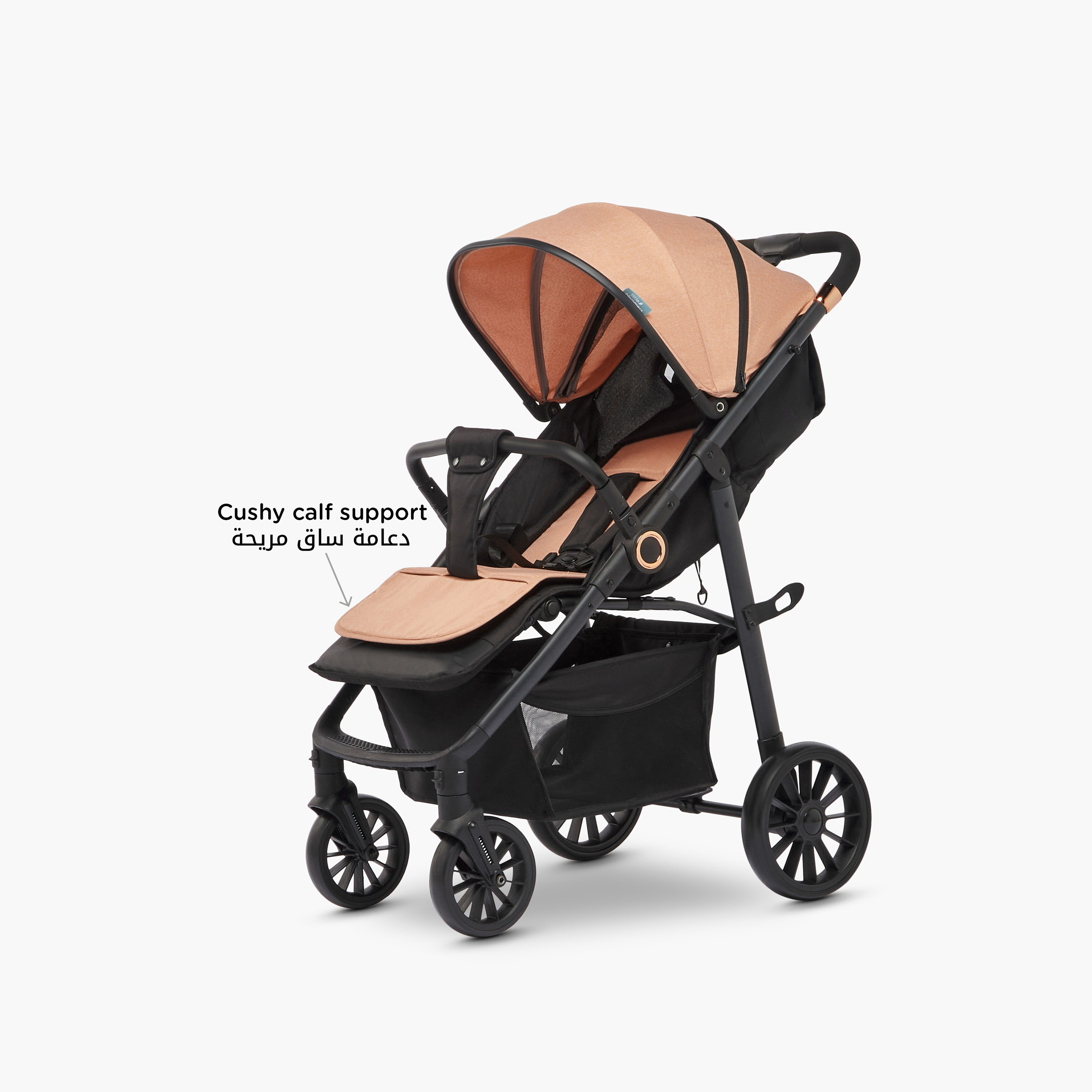 Little Bloomers Yonder Stroller with One Touch Folding System, Steel Frame and Wheel Lock-baby-gear-strollersandprams-strollers-image-4