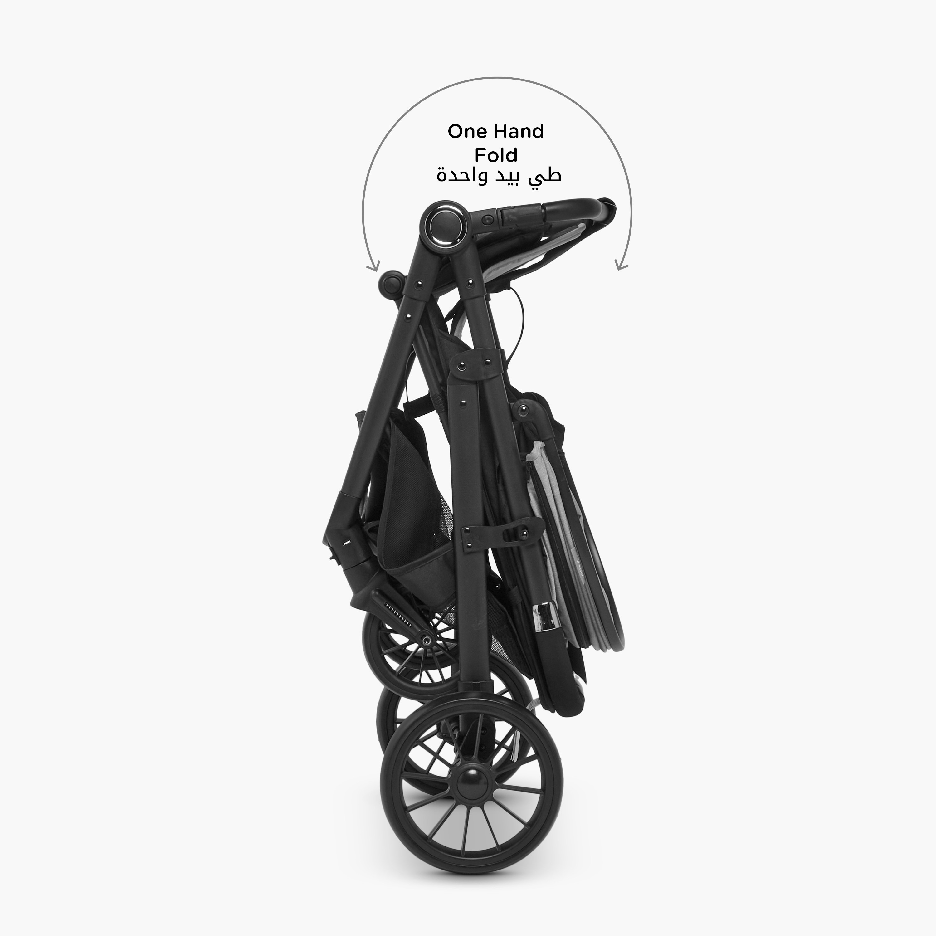 Little Bloomers Yonder Stroller with One Touch Folding System, Steel Frame and Wheel Lock-baby-gear-strollersandprams-strollers-image-6