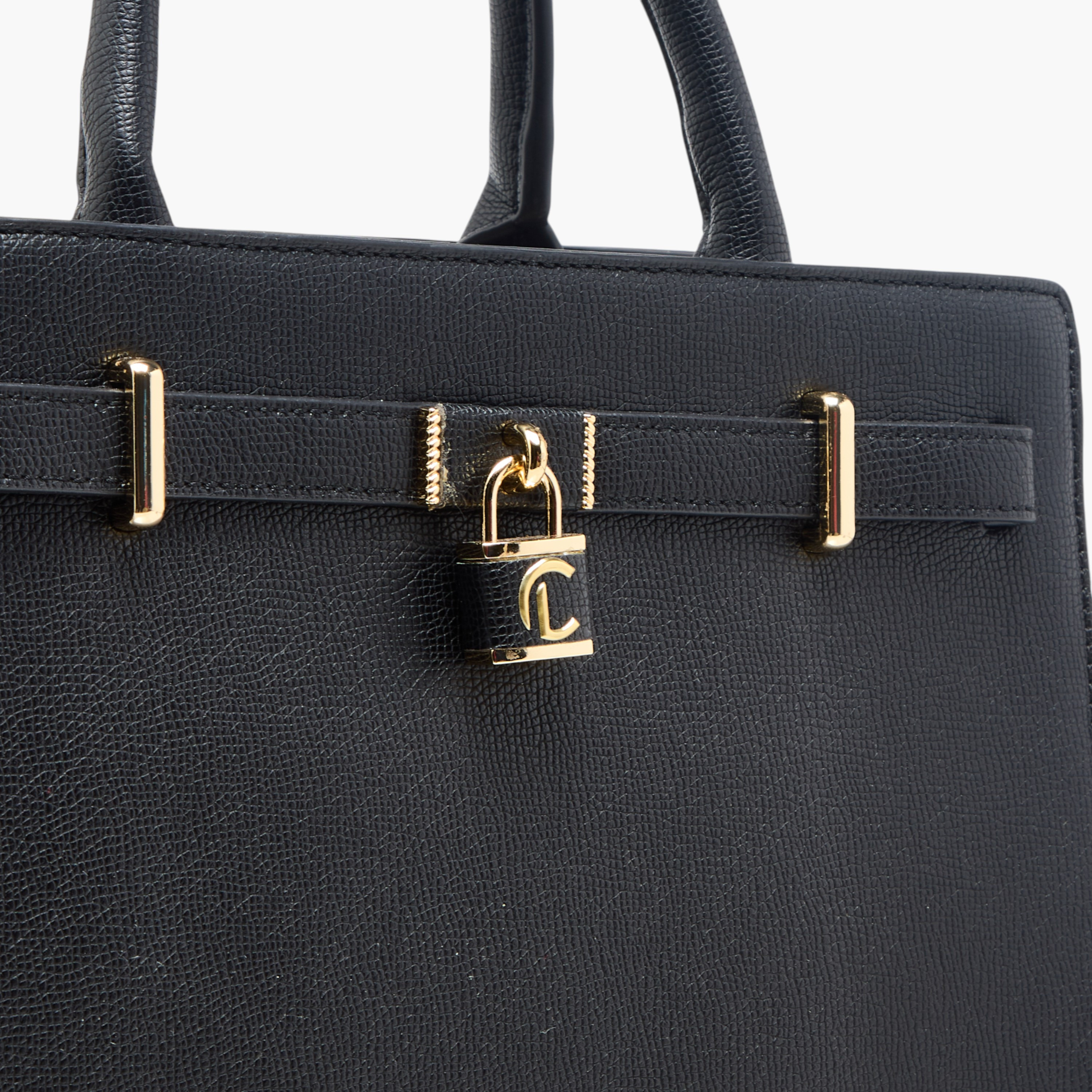 Le Confort Solid Tote Bag with Double Handles and Detachable Strap-women-bagsandwallets-handbags-image-5