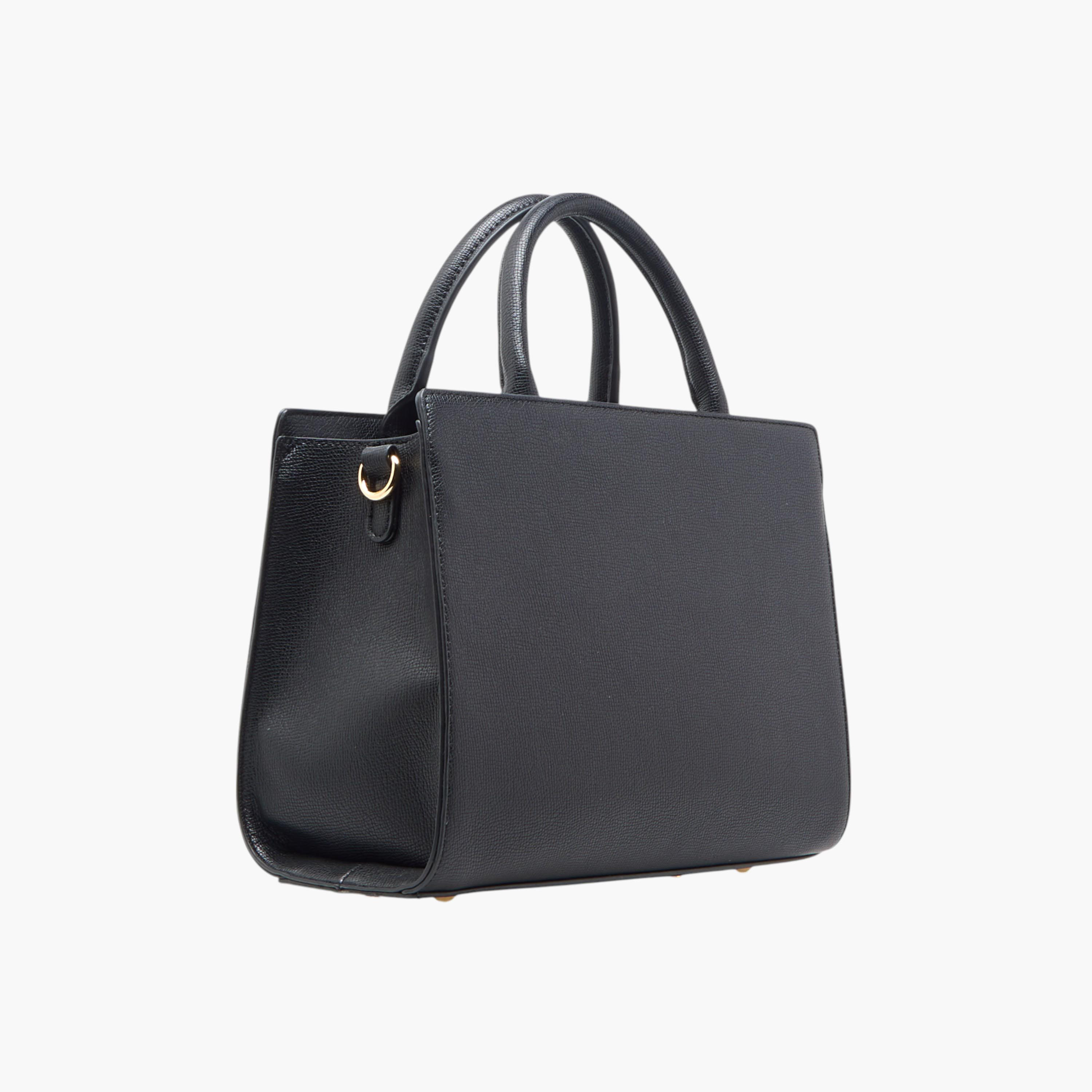 Le Confort Solid Tote Bag with Double Handles and Detachable Strap-women-bagsandwallets-handbags-image-6