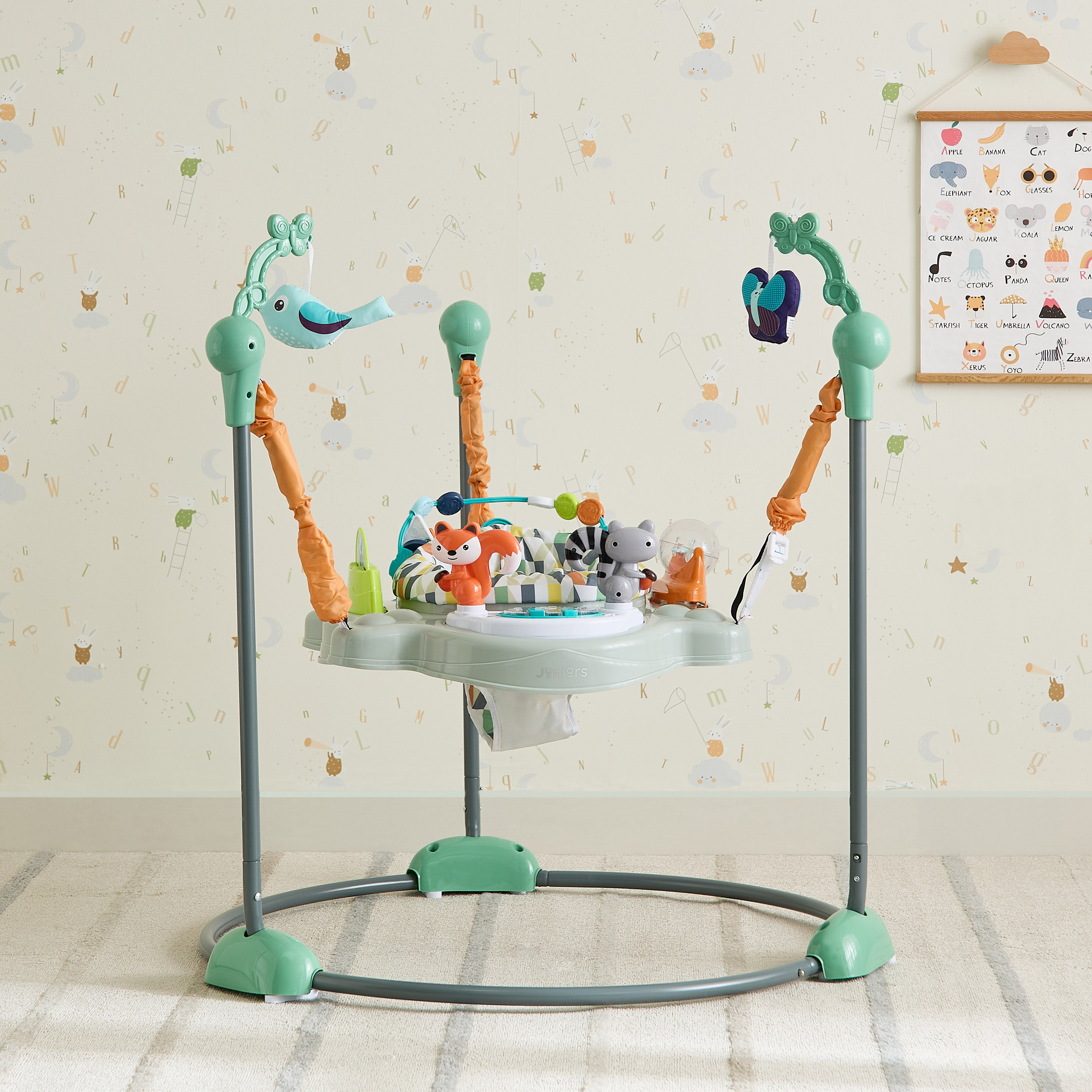 Juniors Ember Baby Jumper with Toys-baby-infantactivity-bouncers-image-1