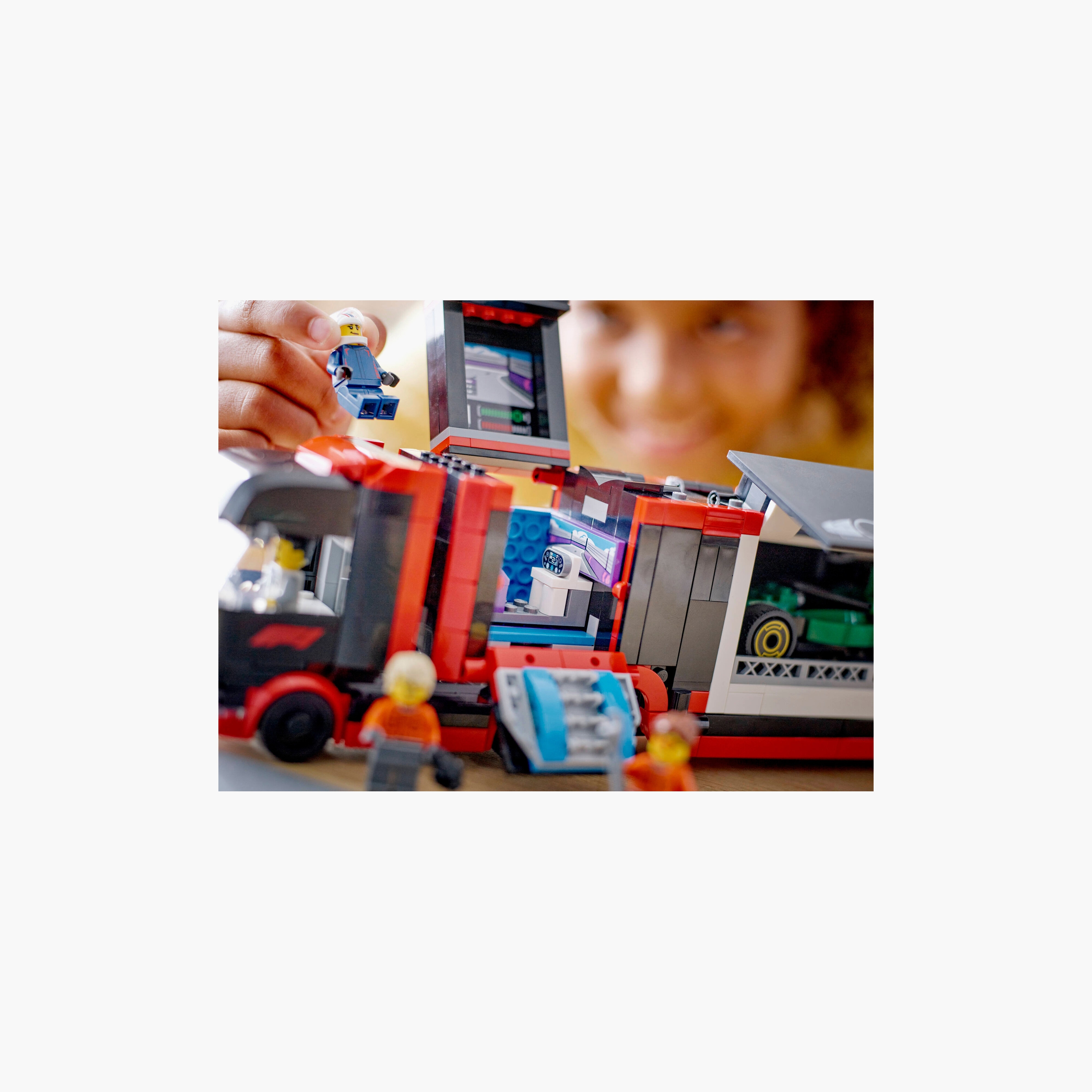 LEGO® City F1® Truck with RB20 & AMR24 F1® Cars Toy Racing Transporter Set-toys-buildingblocks-blocks-image-2