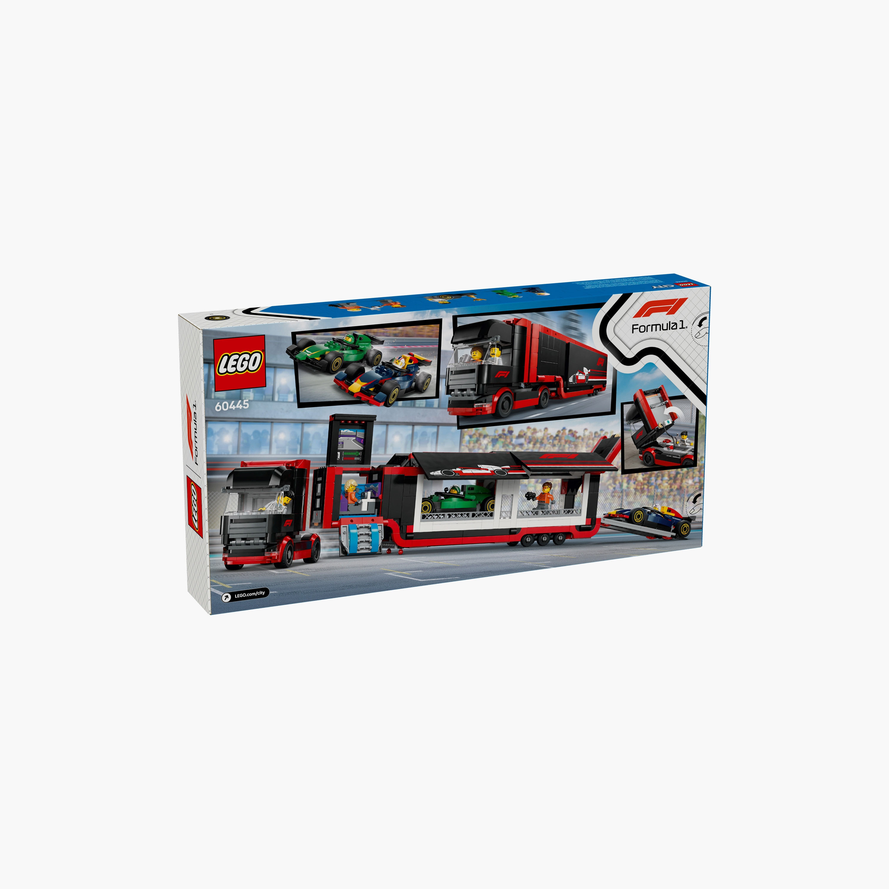 LEGO® City F1® Truck with RB20 & AMR24 F1® Cars Toy Racing Transporter Set-toys-buildingblocks-blocks-image-4