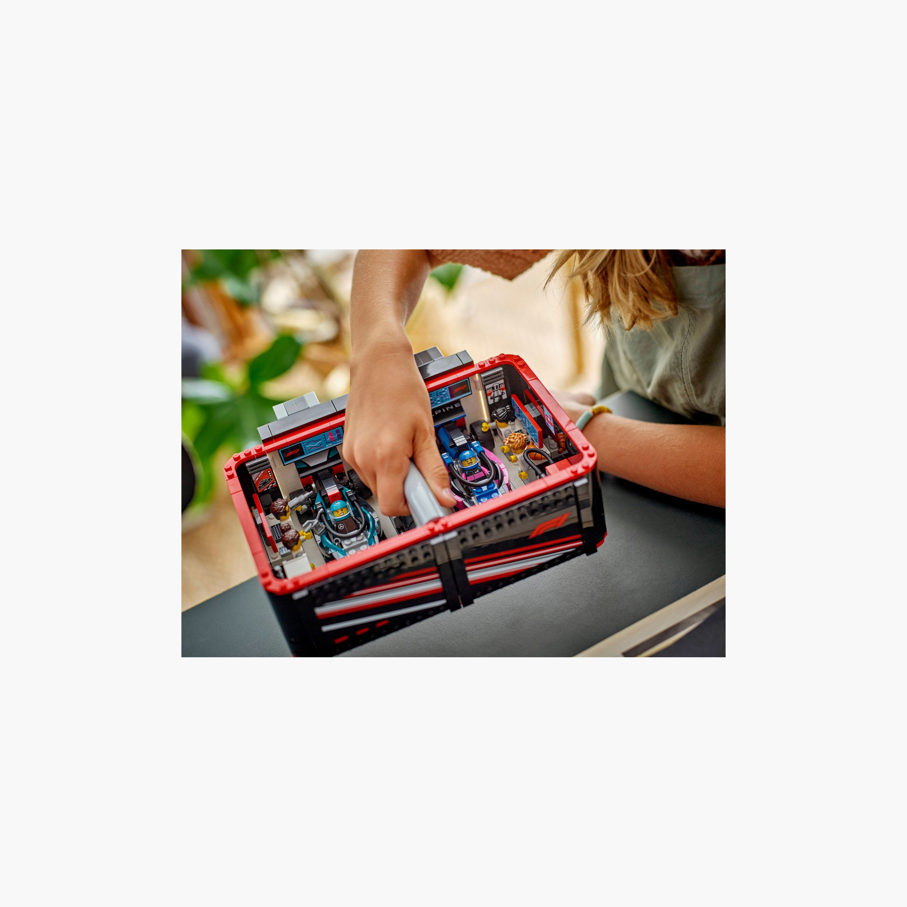 LEGO® City F1® Garage & Mercedes-AMG & Alpine Cars Toy Playset 60444-toys-buildingblocks-blocks-image-10