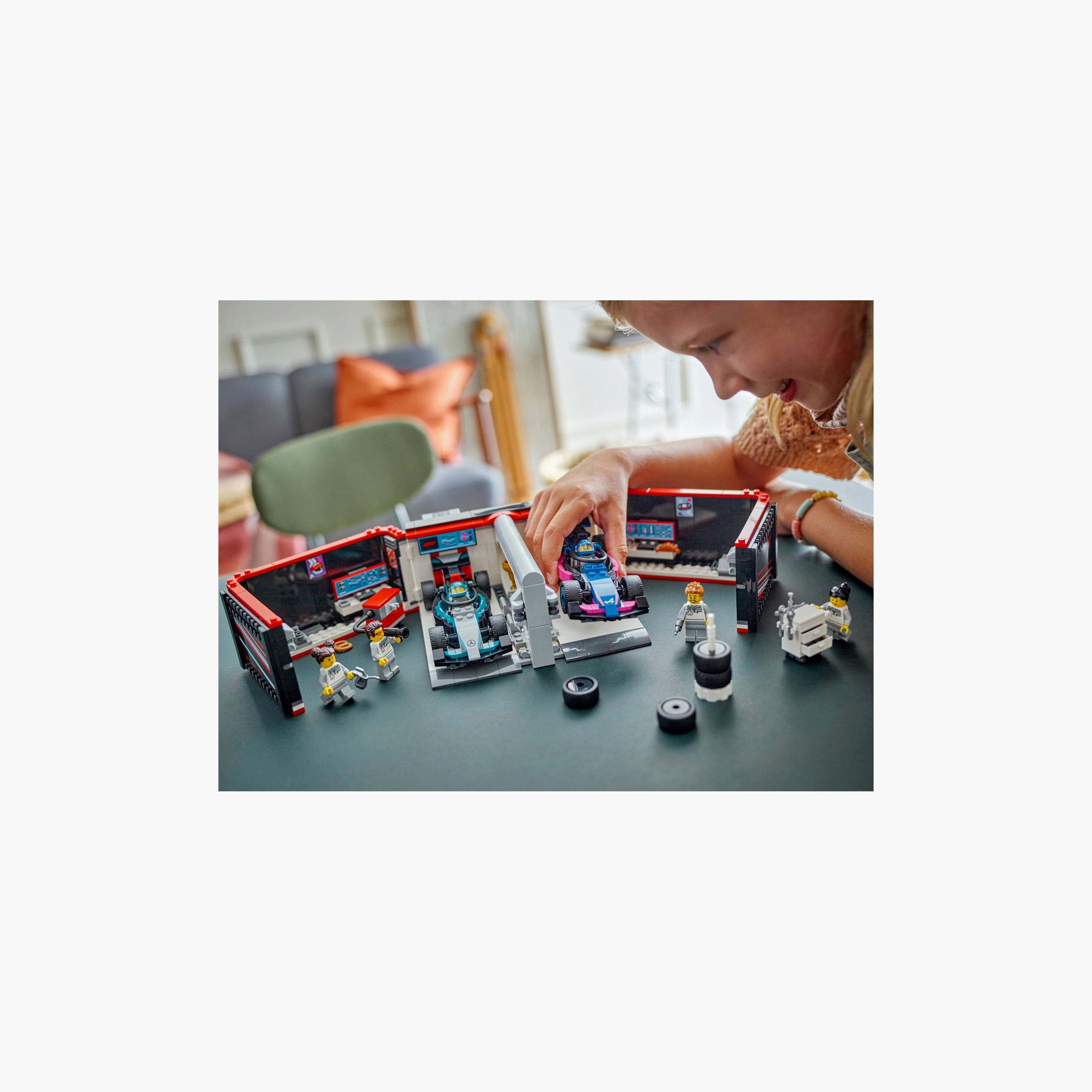 LEGO® City F1® Garage & Mercedes-AMG & Alpine Cars Toy Playset 60444-toys-buildingblocks-blocks-image-8