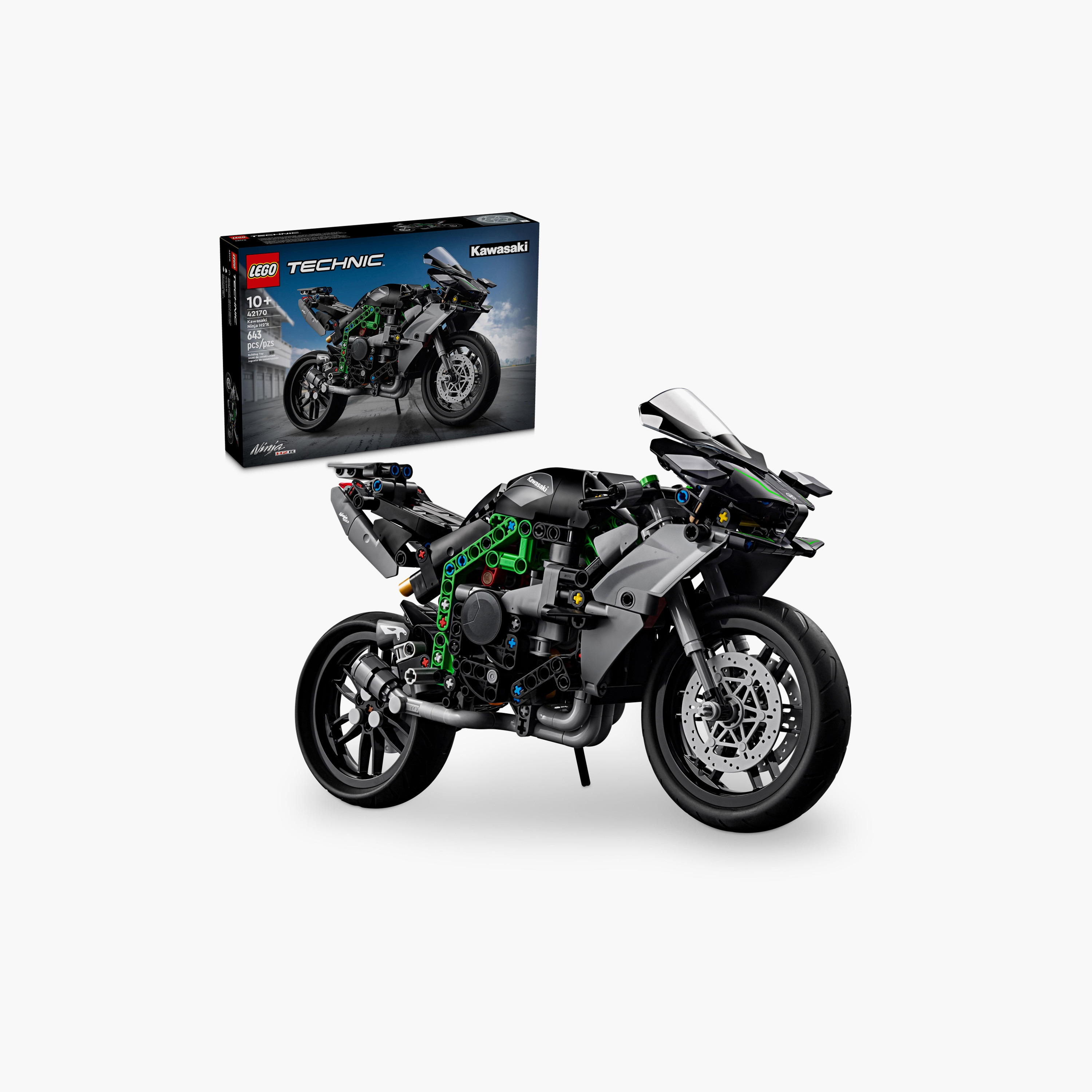 LEGO® Technic Kawasaki Ninja H2R Motorcycle Set 42170-toys-buildingblocks-blocks-image-2