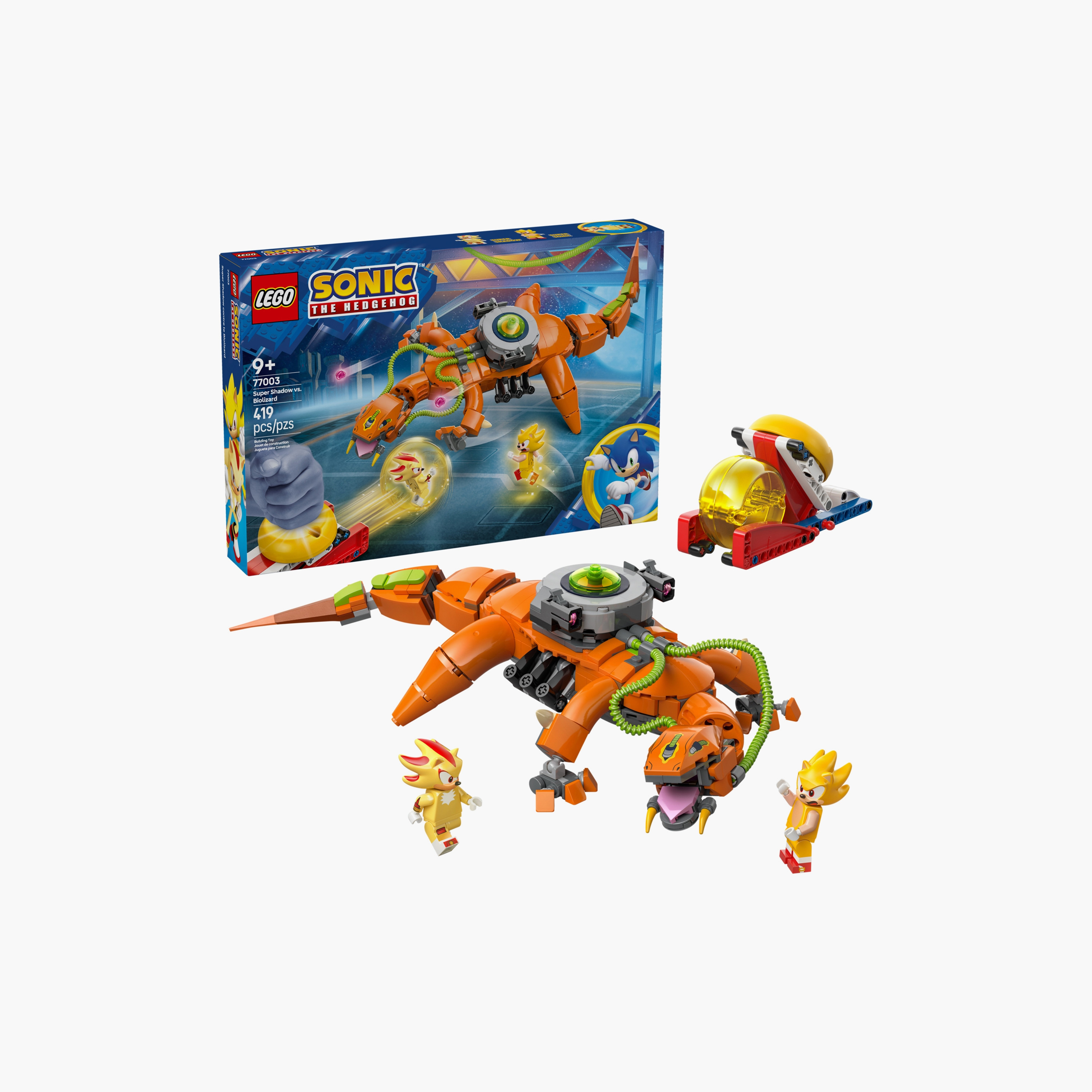 LEGO® Sonic the Hedgehog™ Super Shadow vs. Biolizard Gamer Gift Toy 77003-toys-buildingblocks-blocks-image-4