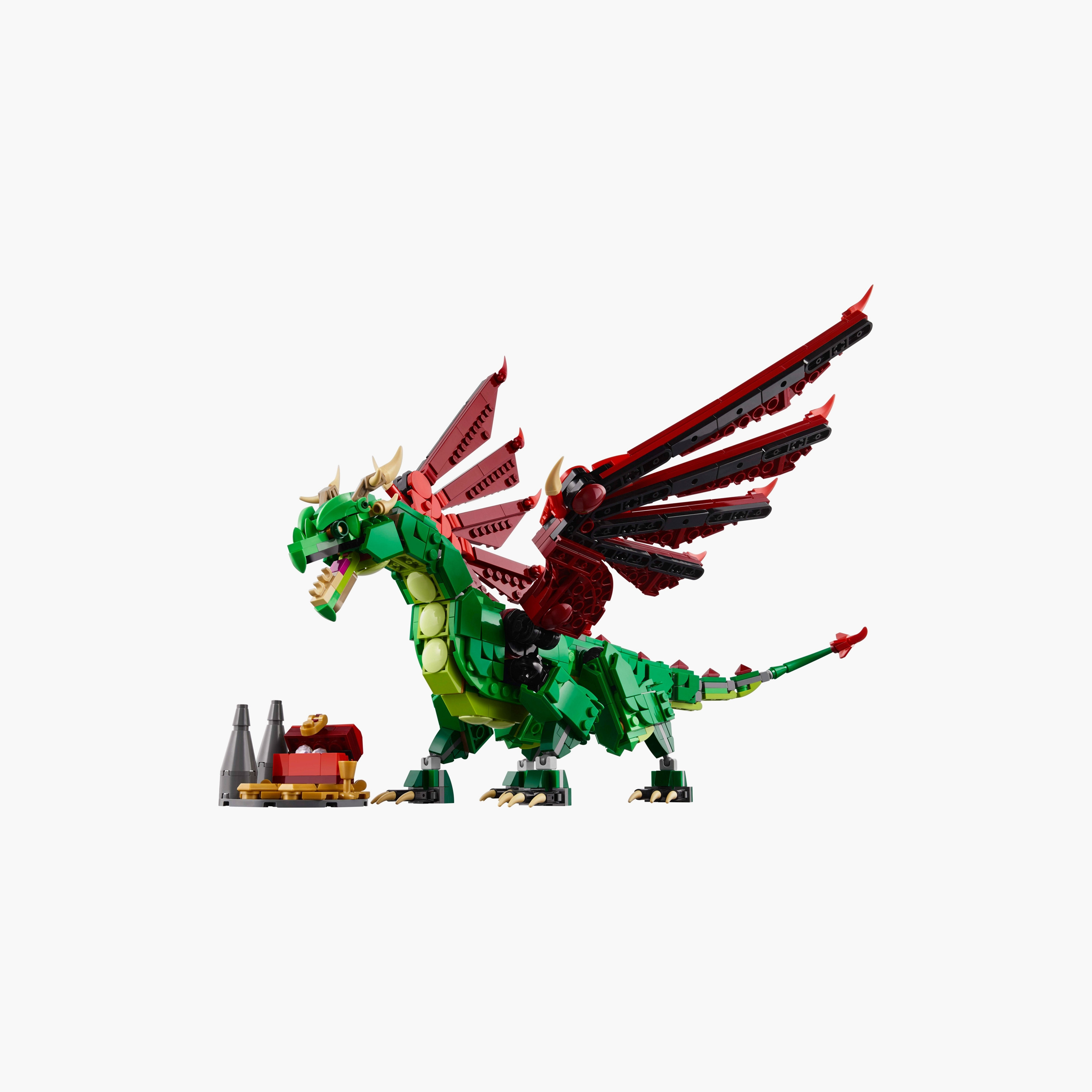 LEGO® Creator 3in1 Medieval Dragon Creature Toy Playset 31161-toys-buildingblocks-blocks-image-2