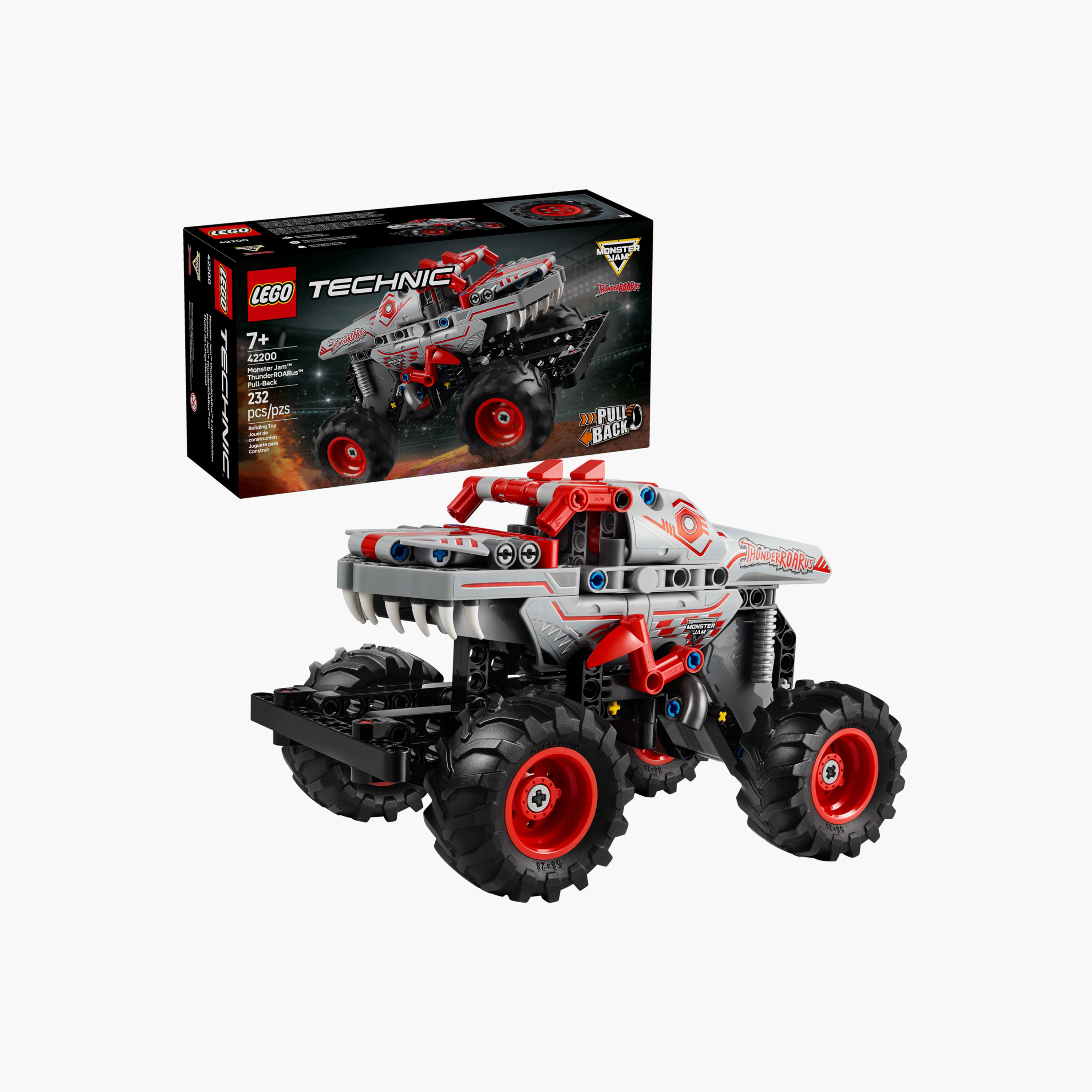 LEGO® Technic Monster Jam™ ThunderROARus™ Pull-Back Truck Toy 42200-toys-buildingblocks-blocks-image-1