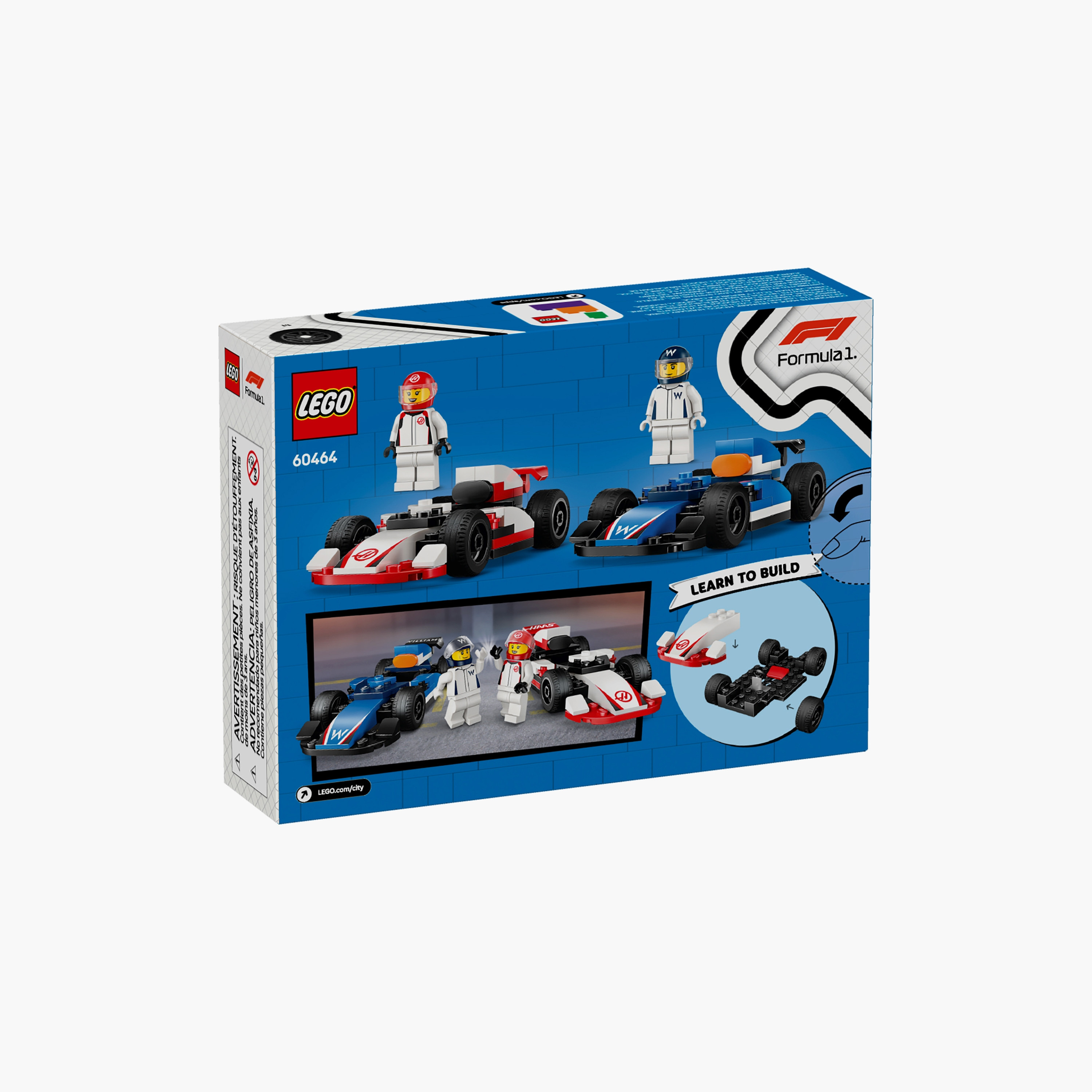 مجموعة لعبة المركبة سيارات سباق F1® Williams Racing وHaas F1®‎ من ليغو® سيتي‏ 60464-toys-buildingblocks-blocks-image-8