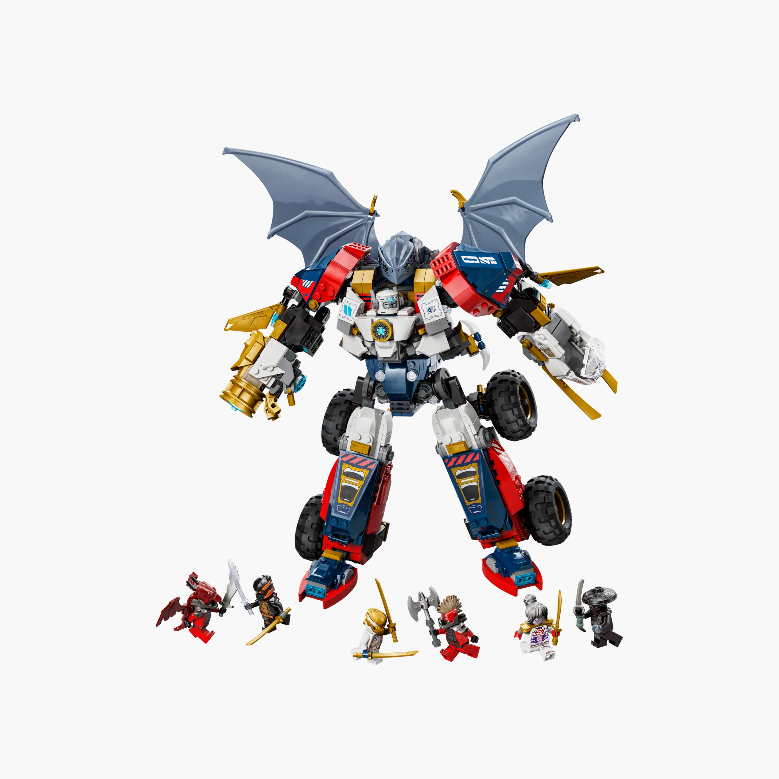 LEGO® NINJAGO® Zane’s Ultra Combiner Mech Toy 4-in-1 Building Set 71834-toys-buildingblocks-blocks-image-2