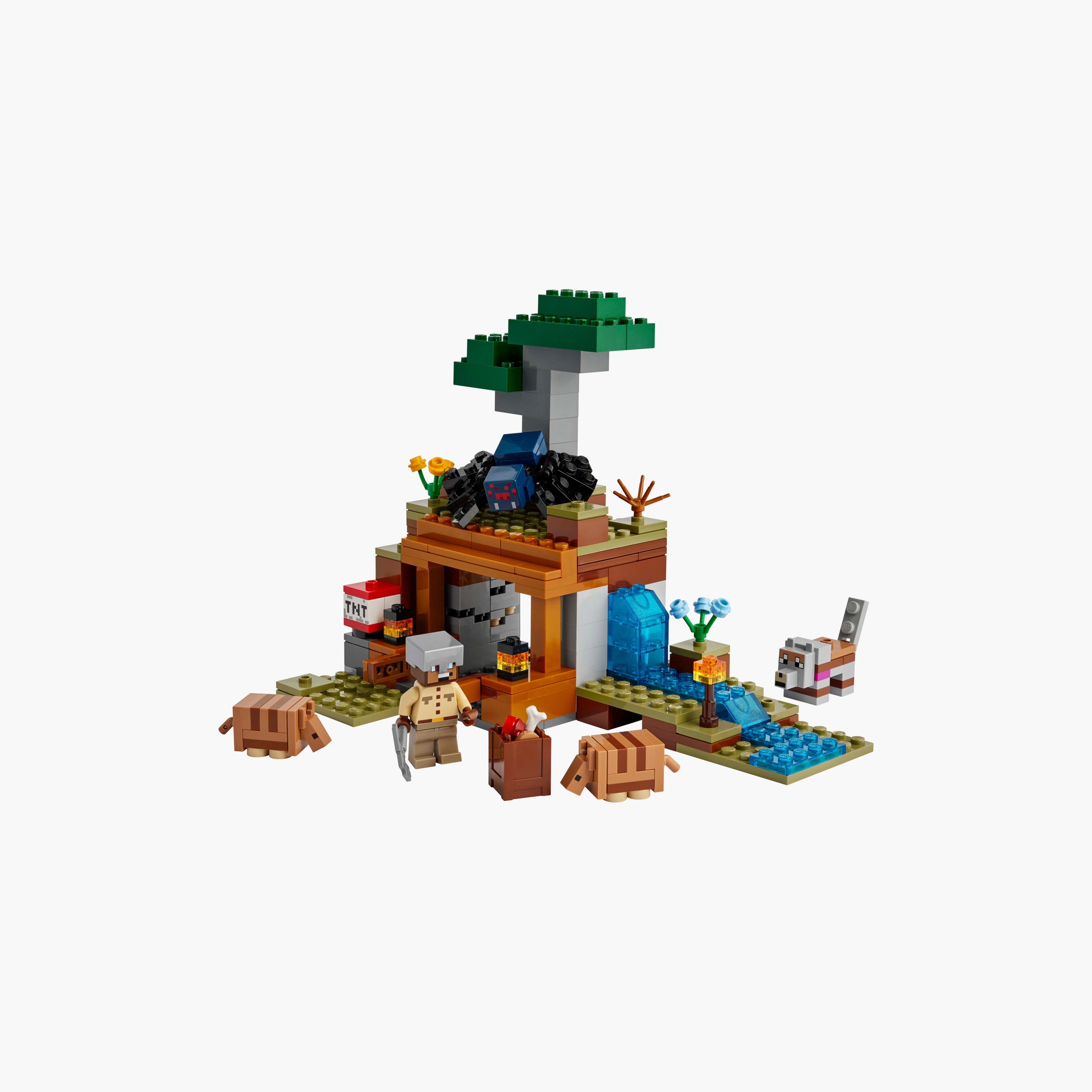 LEGO® Minecraft® The Armadillo Mine Expedition Video Game Figure 21269-toys-buildingblocks-blocks-image-1