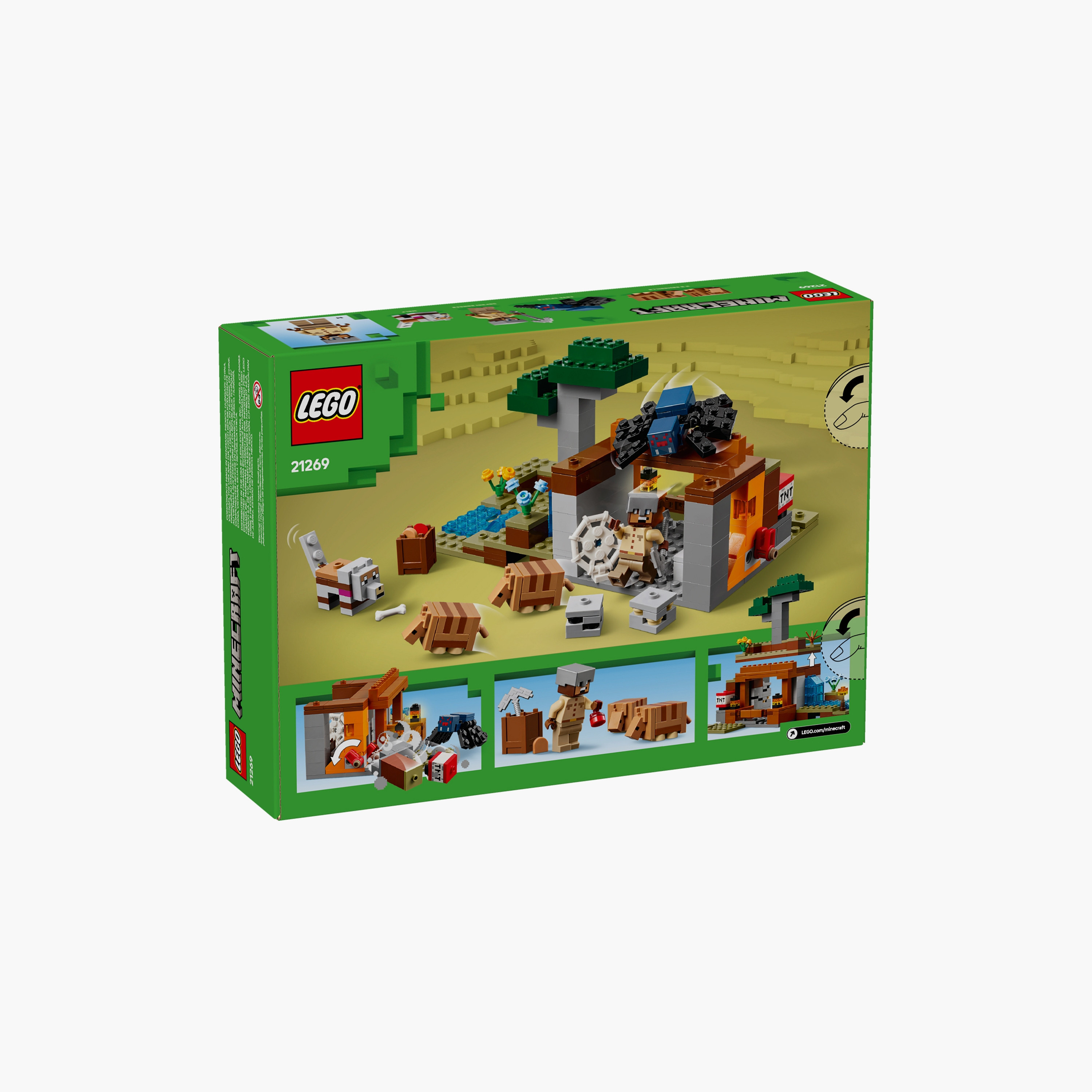 LEGO® Minecraft® The Armadillo Mine Expedition Video Game Figure 21269-toys-buildingblocks-blocks-image-2