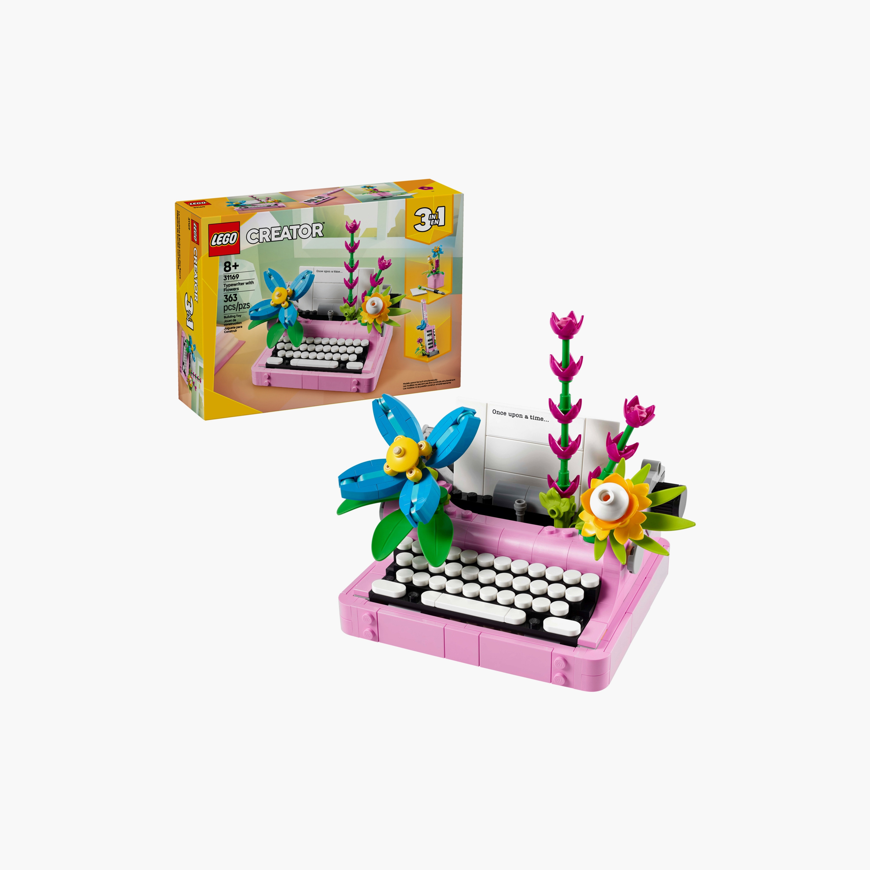 LEGO® Creator 3in1 Typewriter with Flowers Toy Playset 31169-toys-blocksandpuzzles-image-1