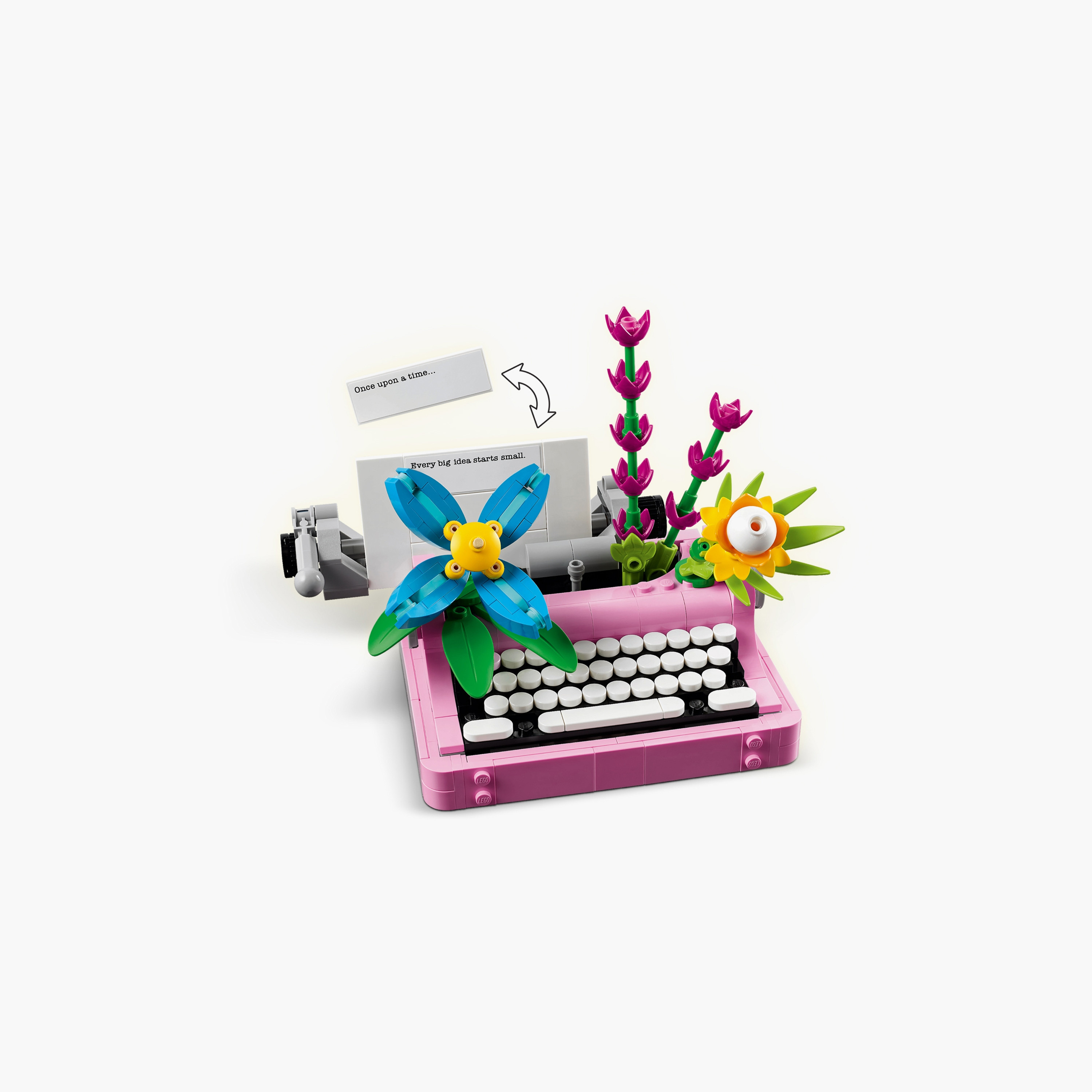LEGO® Creator 3in1 Typewriter with Flowers Toy Playset 31169-toys-blocksandpuzzles-image-4