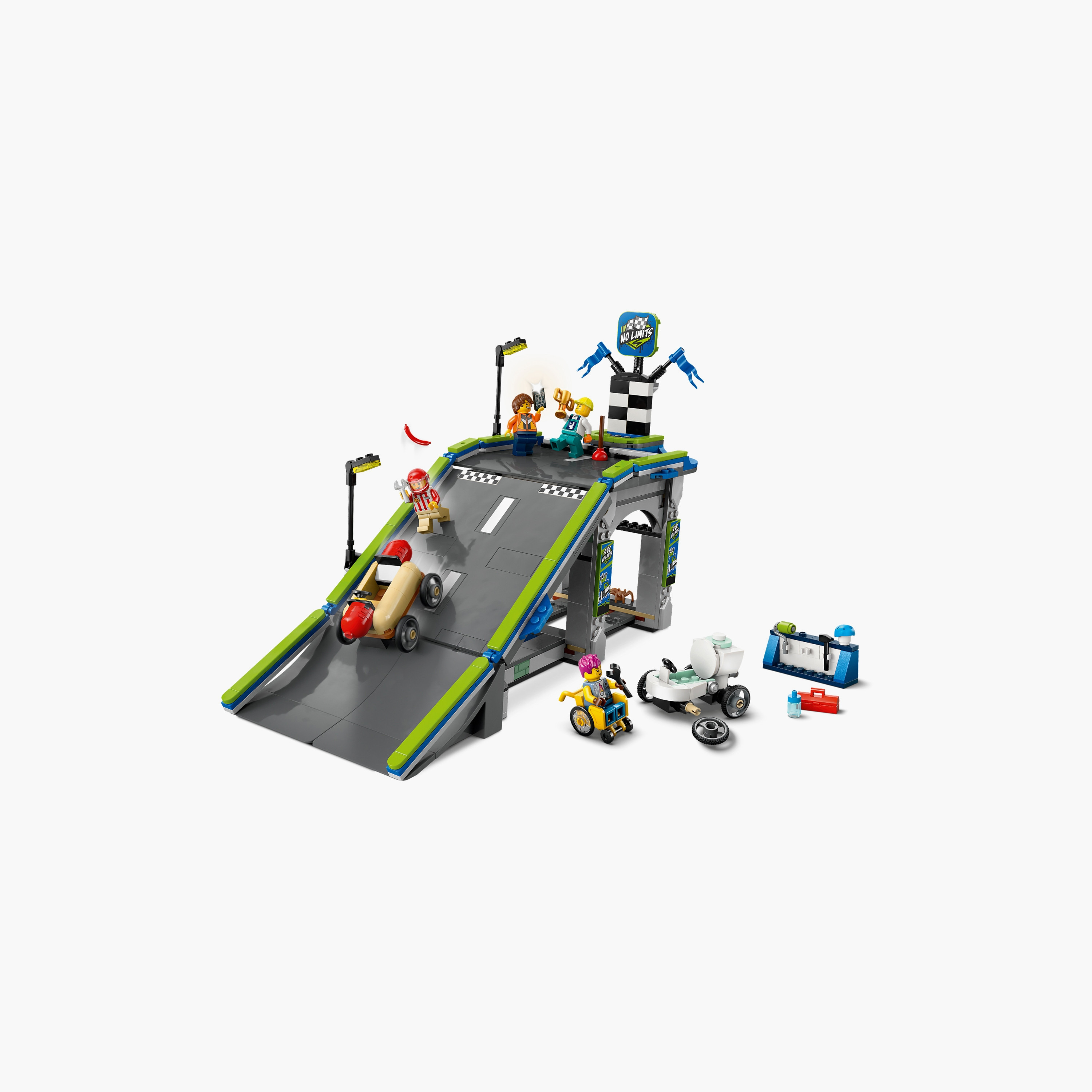 LEGO® City No Limits: Race Car Ramp Track Toy Soapbox-Racing Set 60460-toys-buildingblocks-blocks-image-3