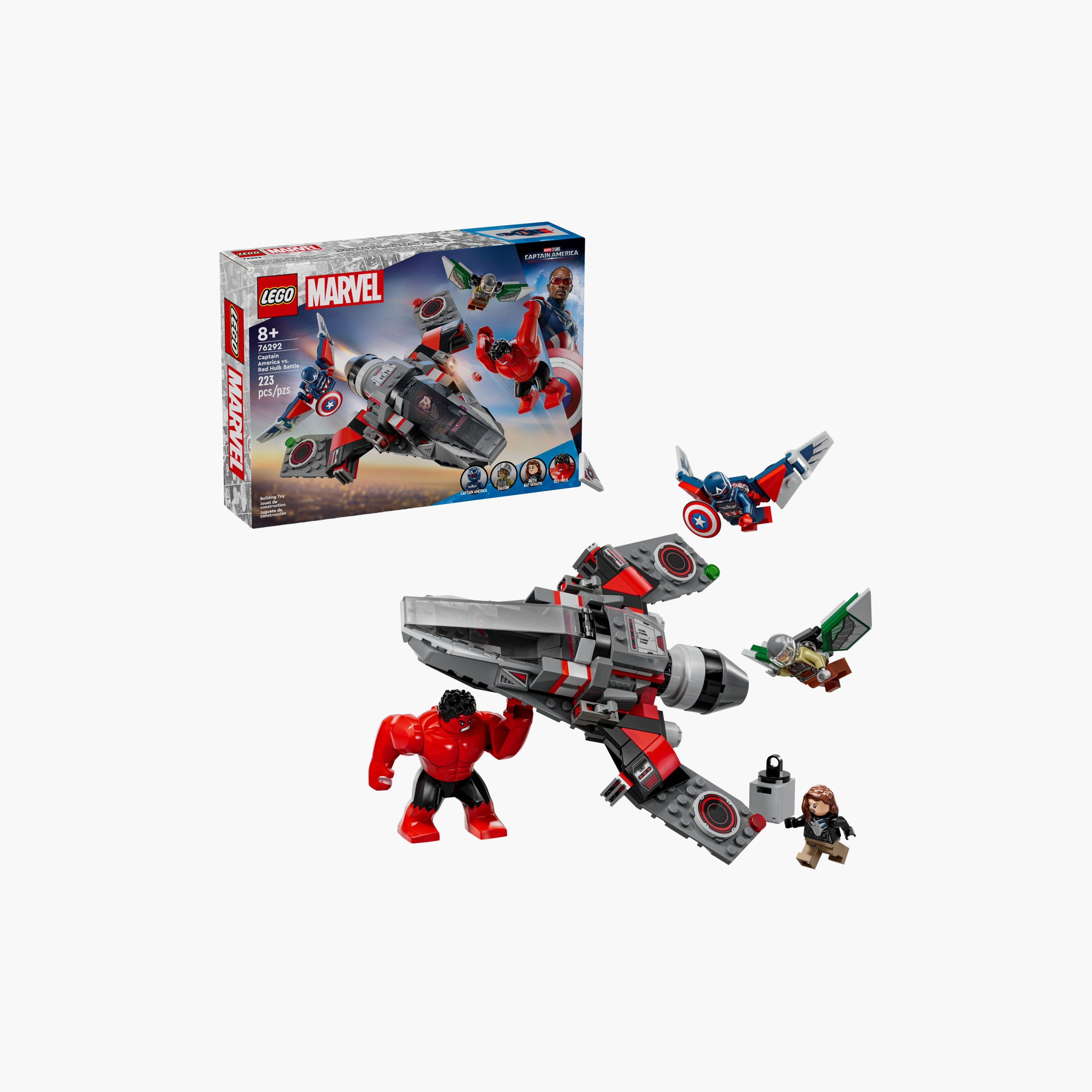 LEGO® Marvel Captain America vs. Red Hulk Battle 76292-toys-buildingblocks-blocks-image-1