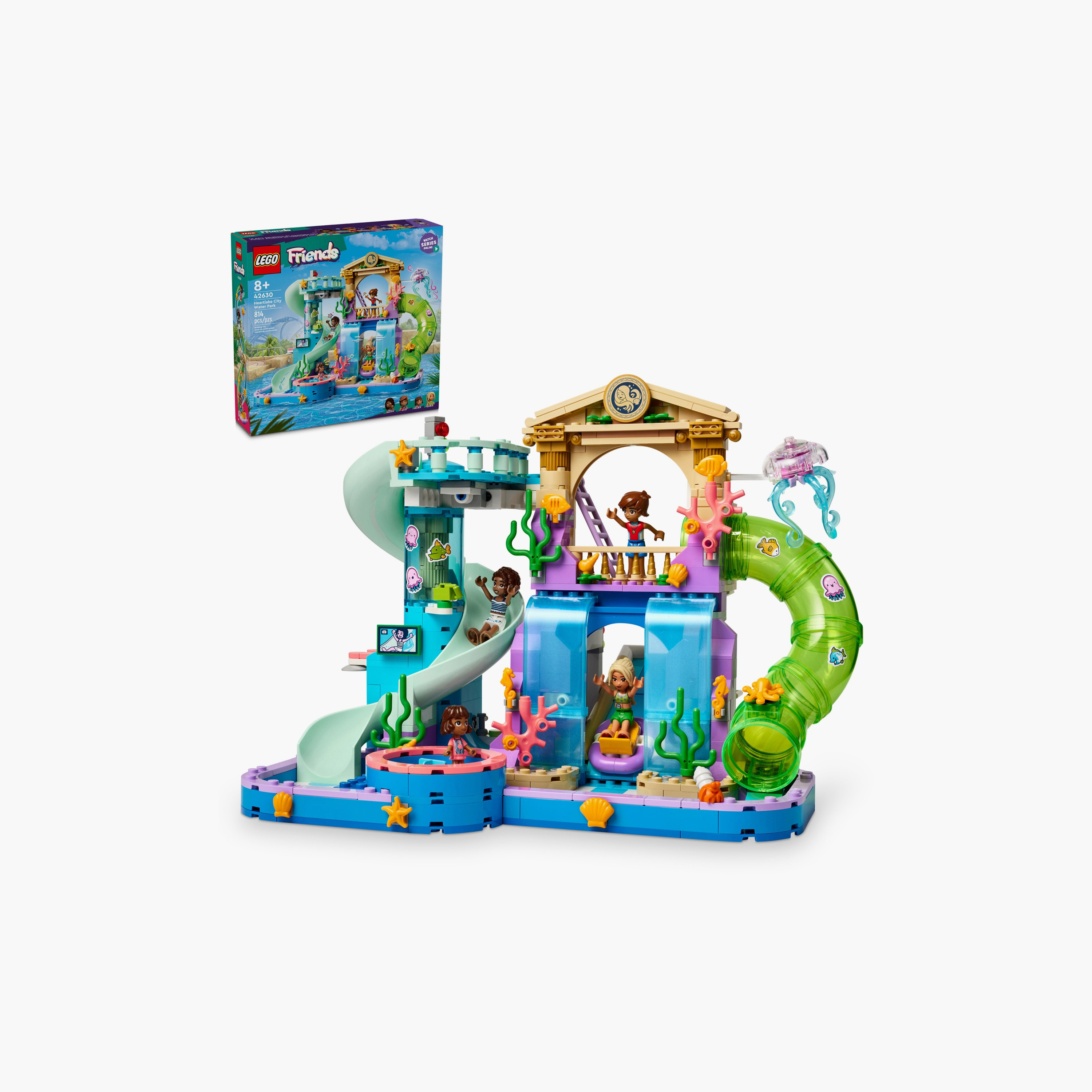 مجموعة لعب حديقة الألعاب المائية في هارت ليك سيتي 42630 من LEGO® Friends-toys-buildingblocks-blocks-image-1
