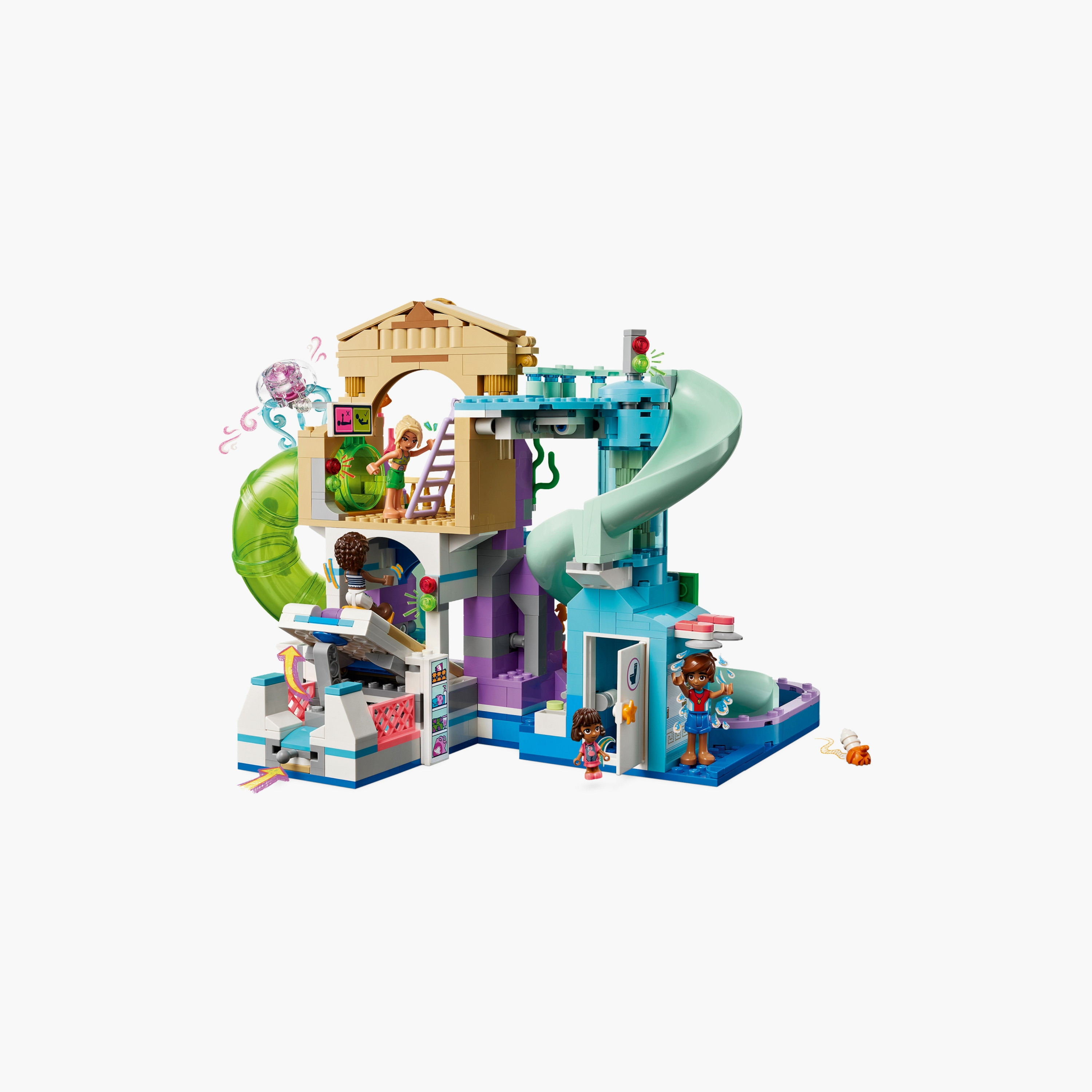 مجموعة لعب حديقة الألعاب المائية في هارت ليك سيتي 42630 من LEGO® Friends-toys-buildingblocks-blocks-image-6