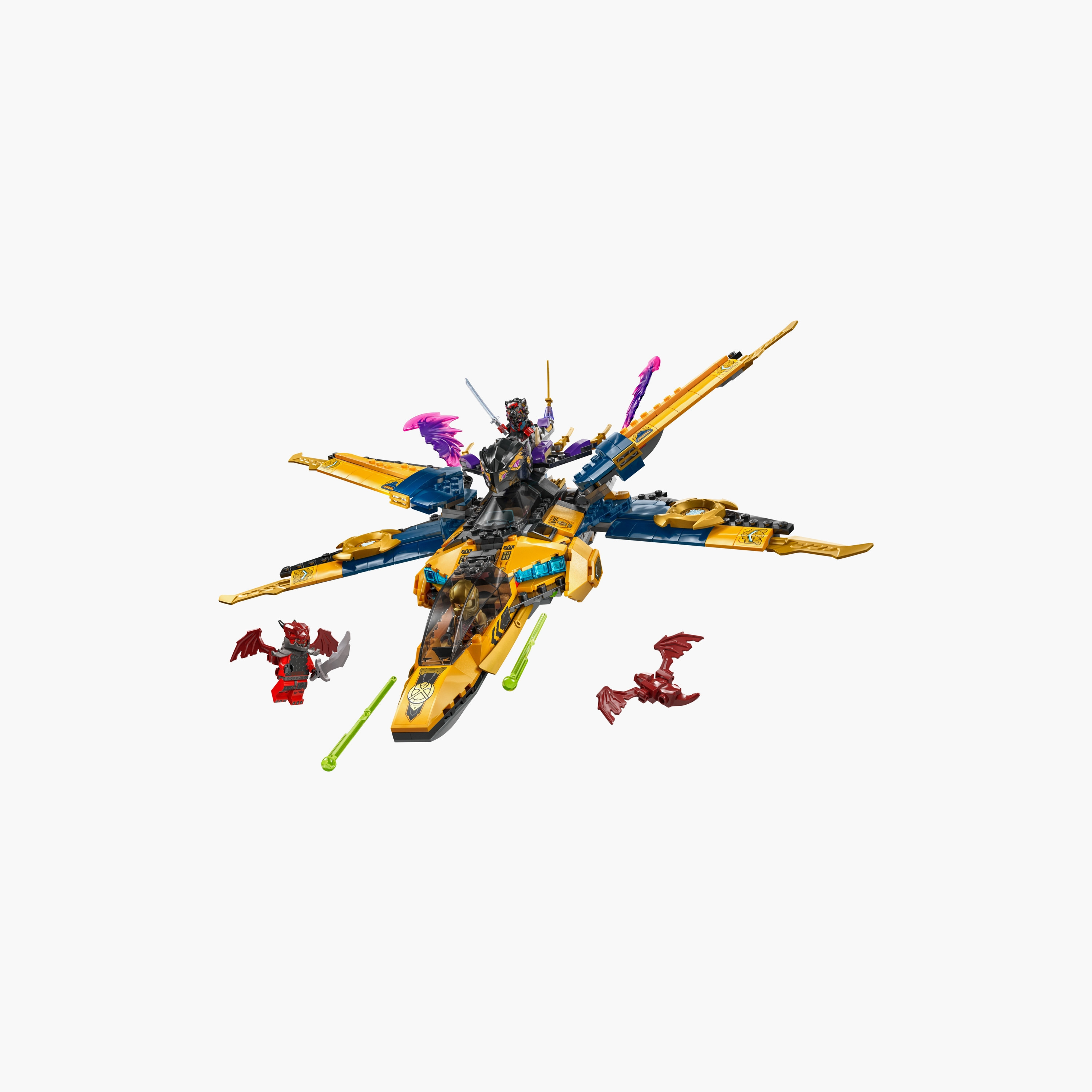 LEGO® NINJAGO® Ras and Arin’s Super Storm Jet Toy 71833-toys-buildingblocks-blocks-image-1