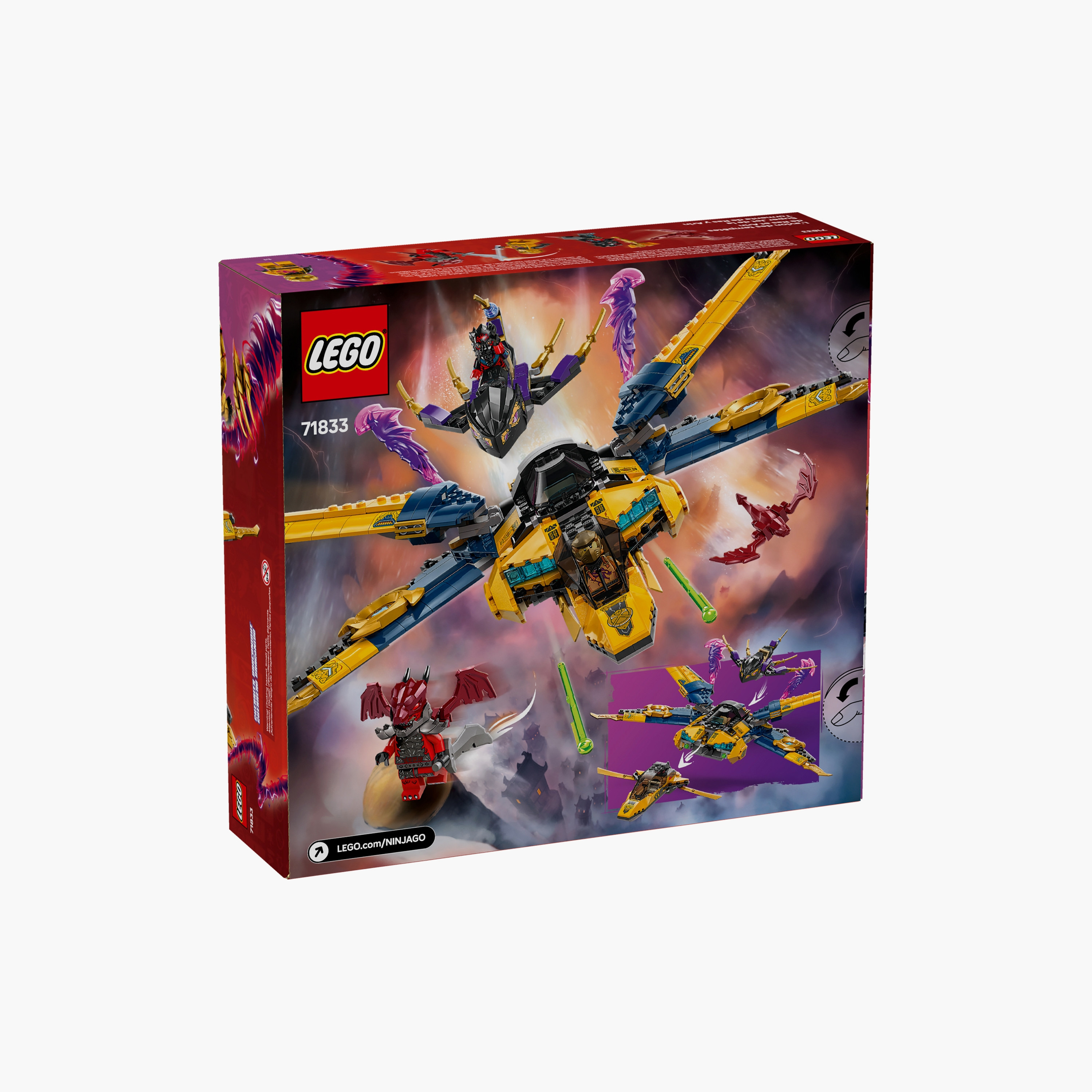 LEGO® NINJAGO® Ras and Arin’s Super Storm Jet Toy 71833-toys-buildingblocks-blocks-image-2