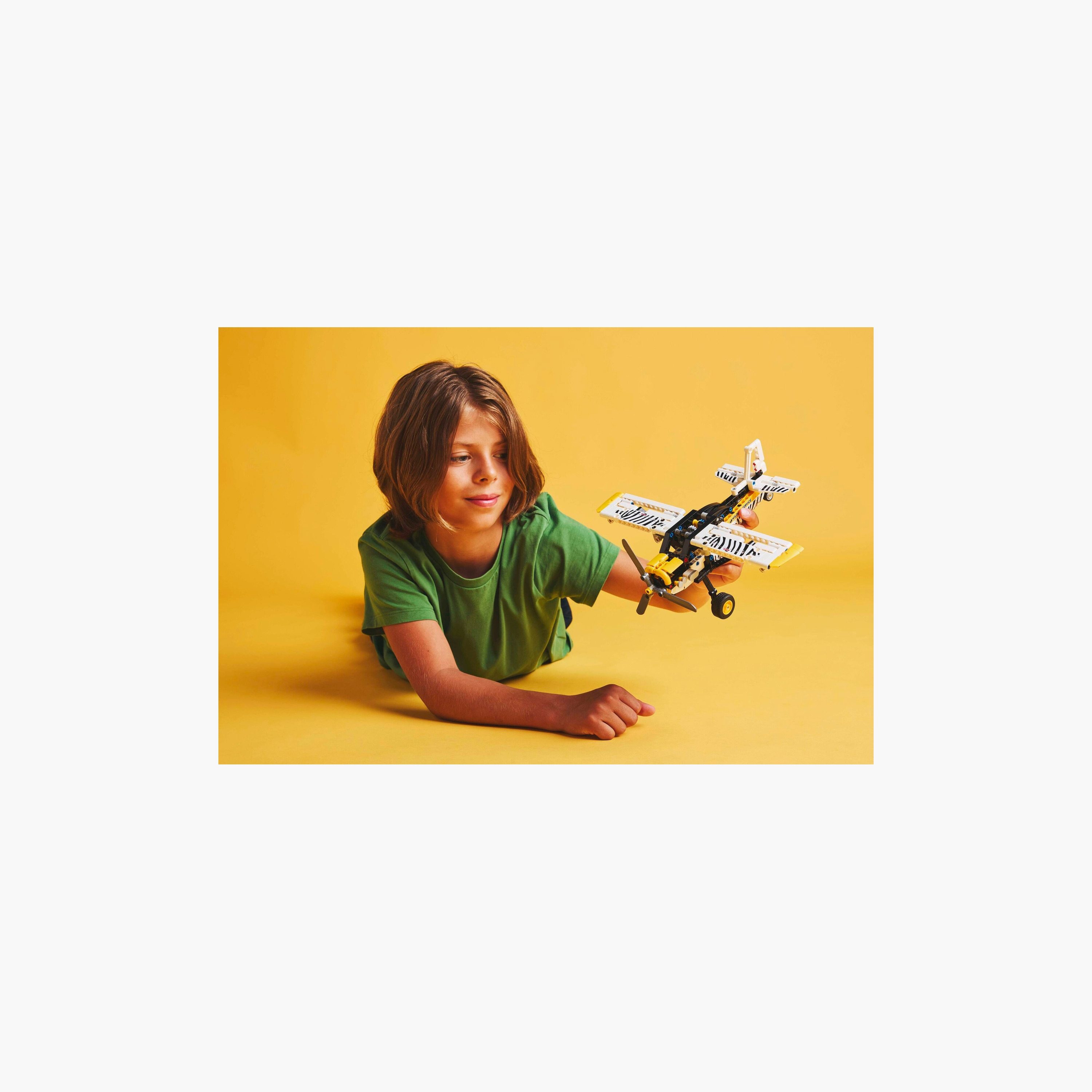 LEGO® Technic Bush Plane Aircraft Toy Vehicle Gift Set for Kids 42198-toys-buildingblocks-blocks-image-6