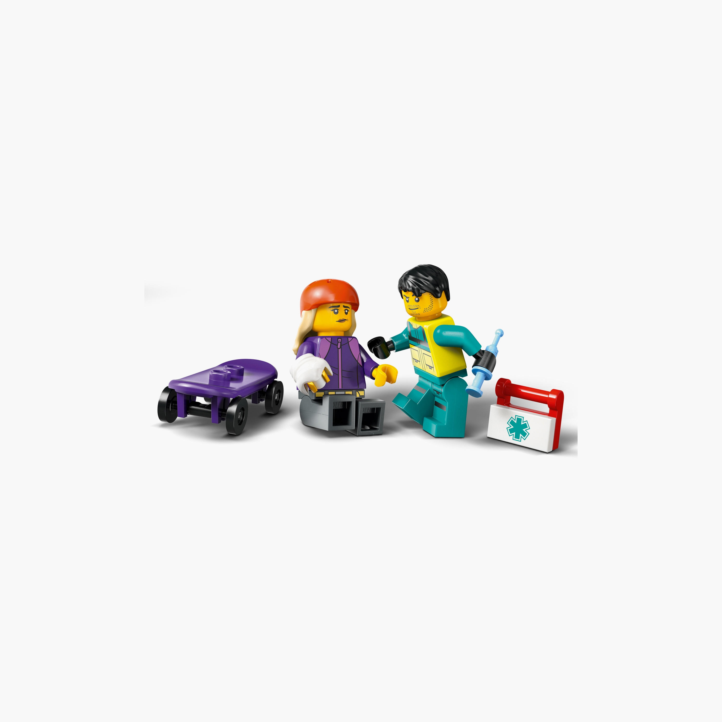 LEGO® City Emergency Ambulance Toy Truck Building Set 60451-toys-buildingblocks-blocks-image-8