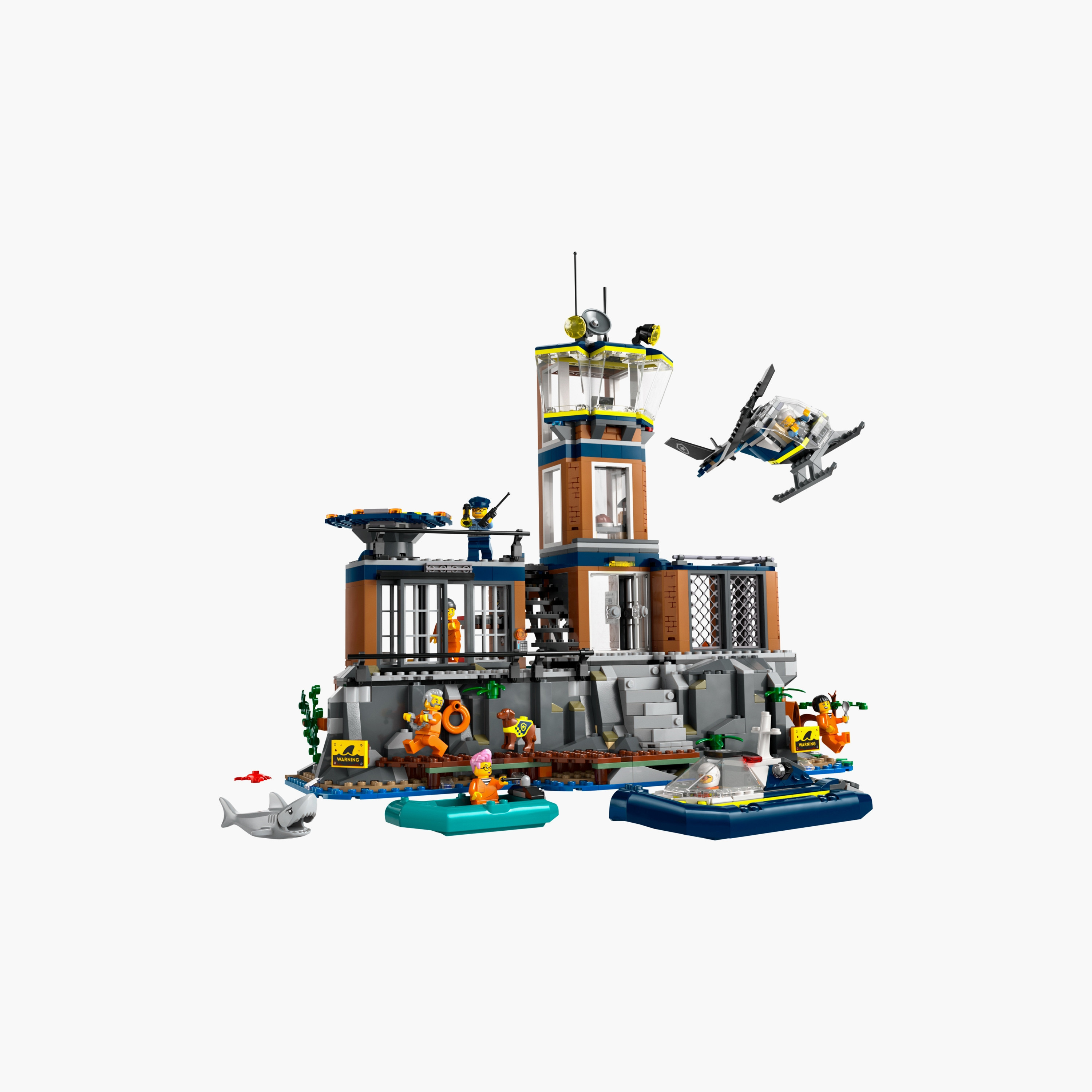 LEGO® City Police Prison Island Building Toy 60419-toys-buildingblocks-blocks-image-2