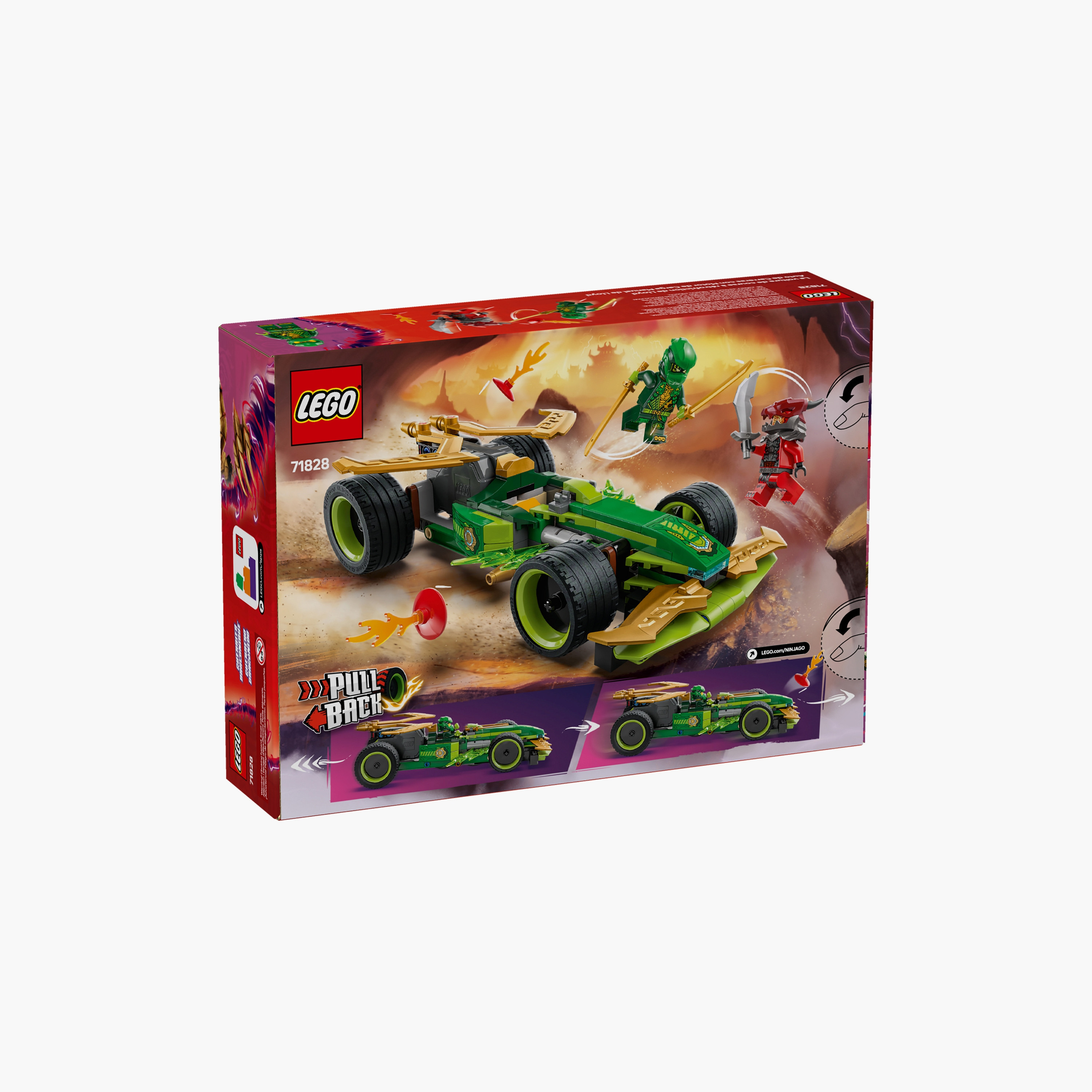 لعبة التظاهر سيارة سباق لويد تعمل بالسحب للانطلاق من ليغو® NINJAGO®‎‏ 71828-toys-buildingblocks-blocks-image-1