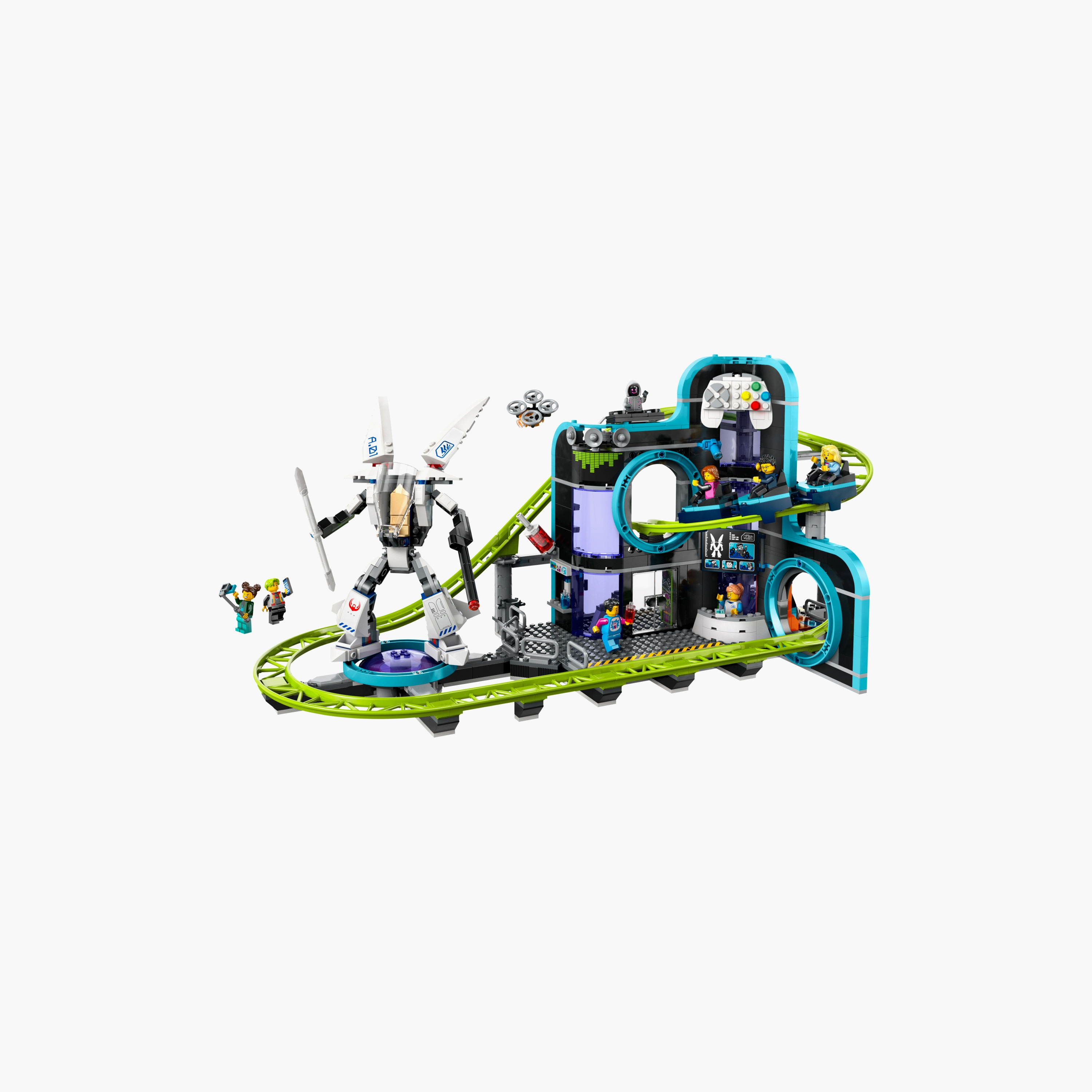 LEGO® City Robot World Roller-Coaster Park Toy 60421-toys-buildingblocks-blocks-image-1