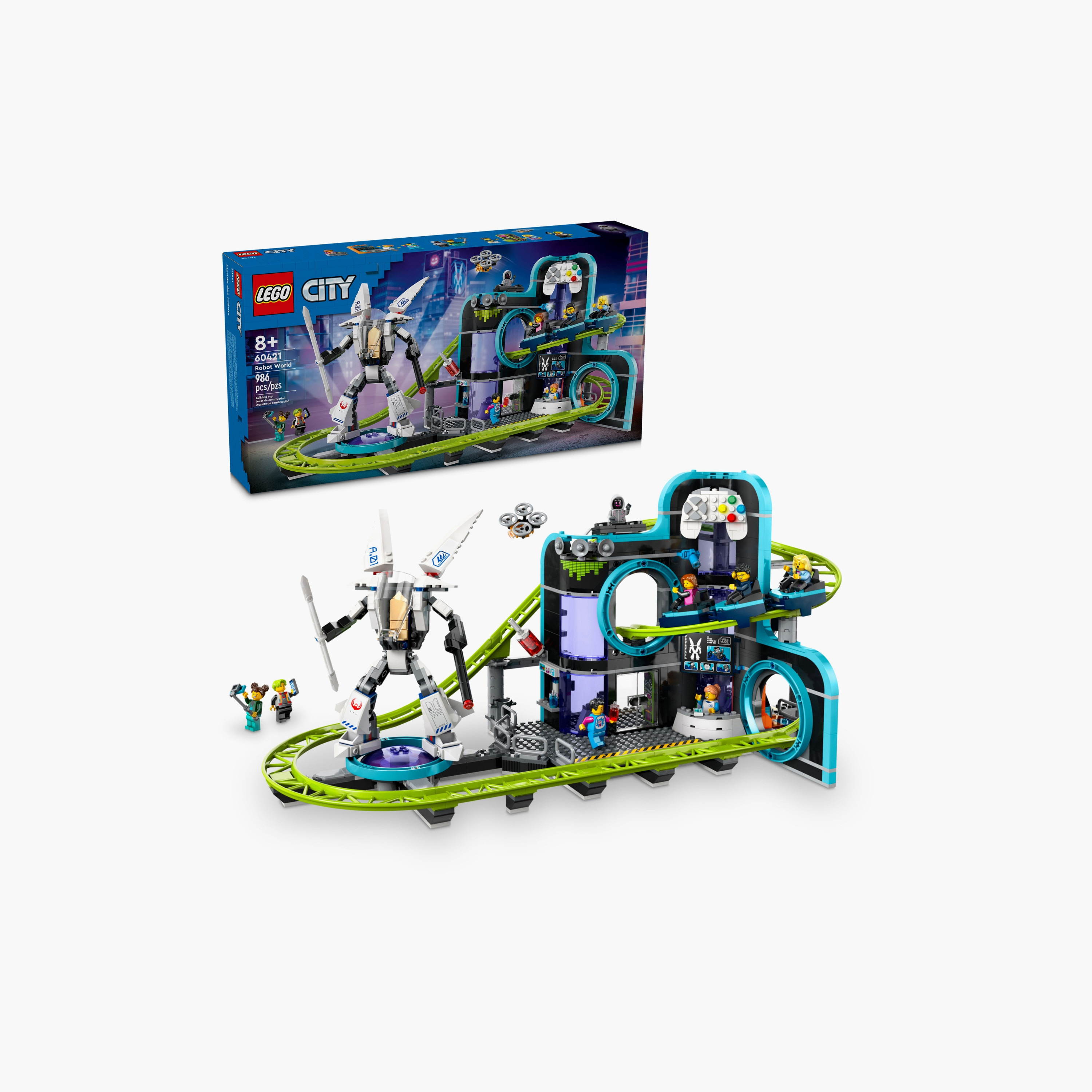 LEGO® City Robot World Roller-Coaster Park Toy 60421-toys-buildingblocks-blocks-image-3