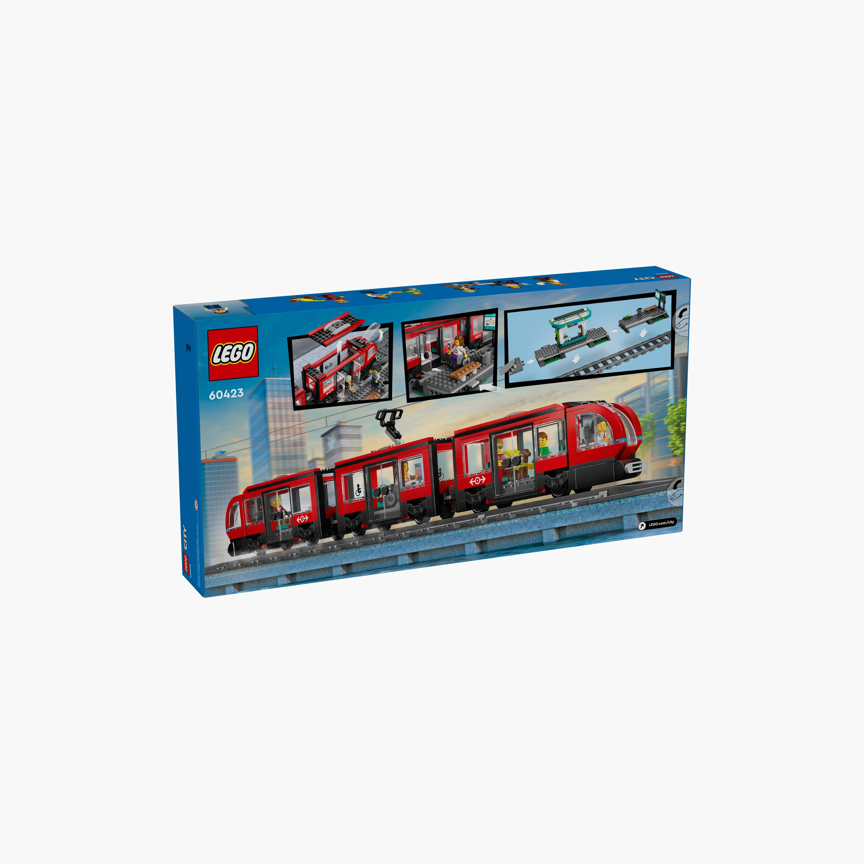 LEGO® City Downtown Tram and Station Toy Set 60423-toys-buildingblocks-blocks-image-10