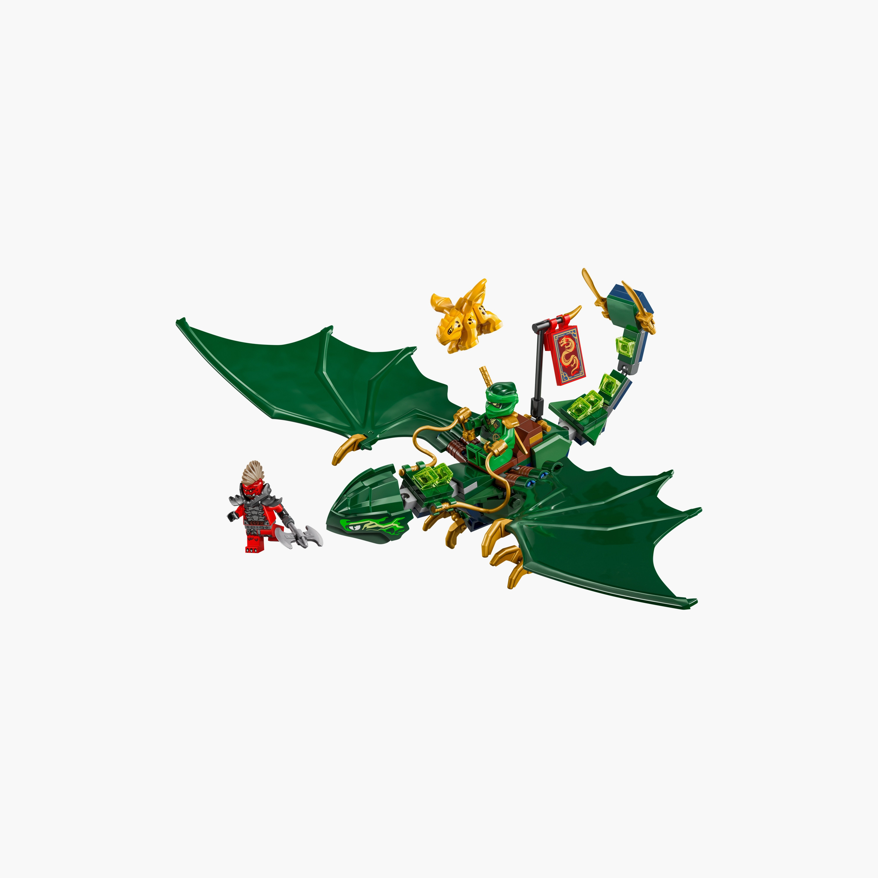 LEGO® NINJAGO® Lloyd’s Green Forest Dragon Toy 71829-toys-buildingblocks-blocks-image-1