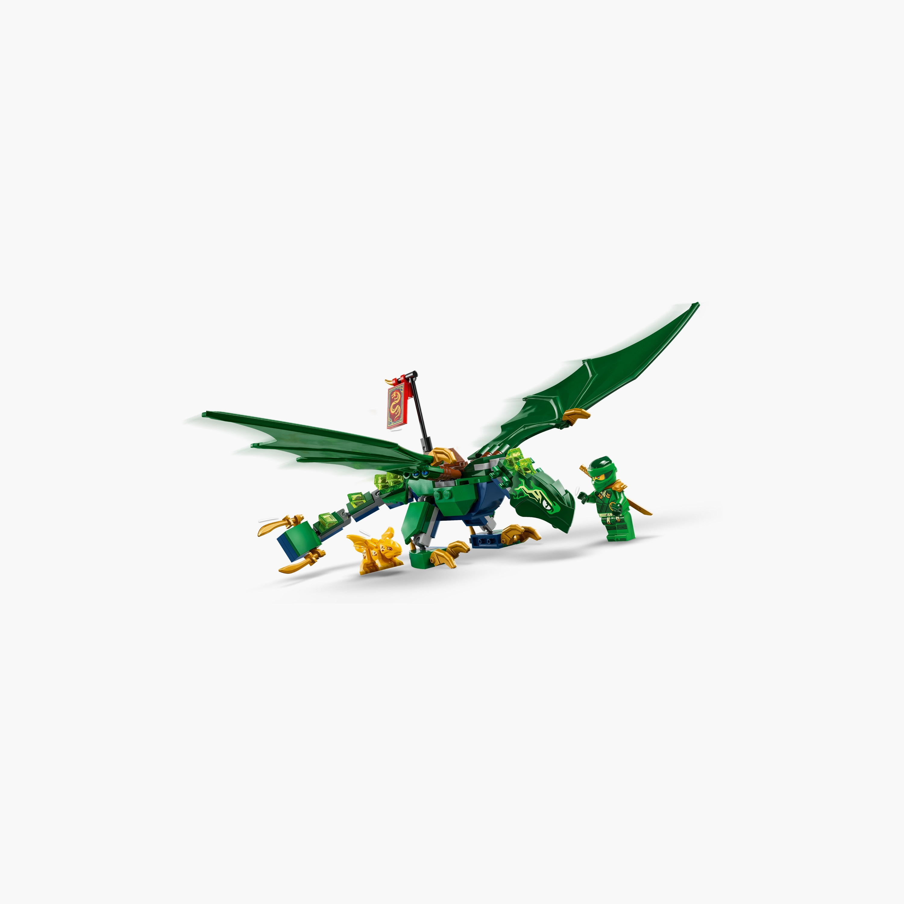 LEGO® NINJAGO® Lloyd’s Green Forest Dragon Toy 71829-toys-buildingblocks-blocks-image-3
