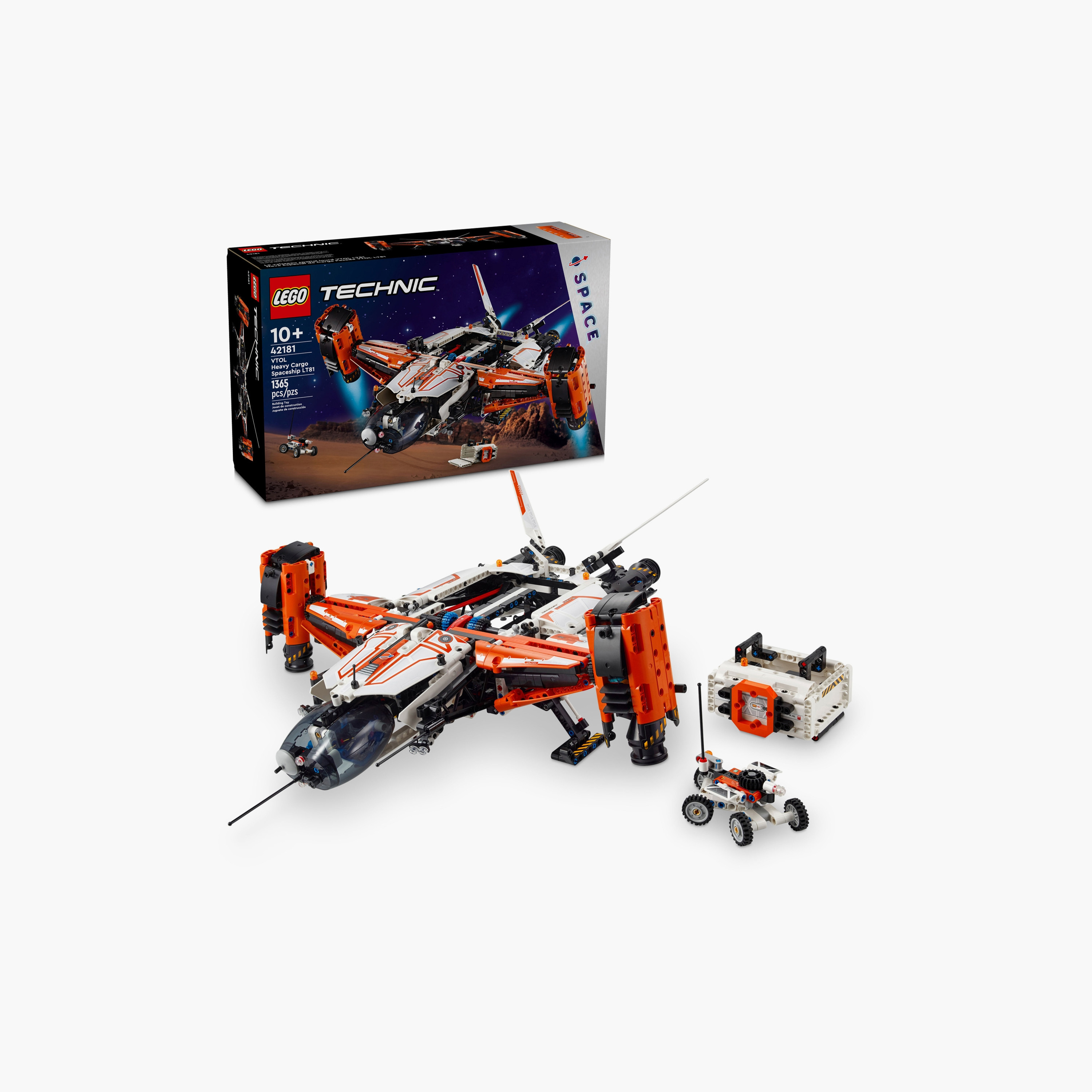 LEGO® Technic VTOL Heavy Cargo Spaceship LT81 42181-toys-buildingblocks-blocks-image-3