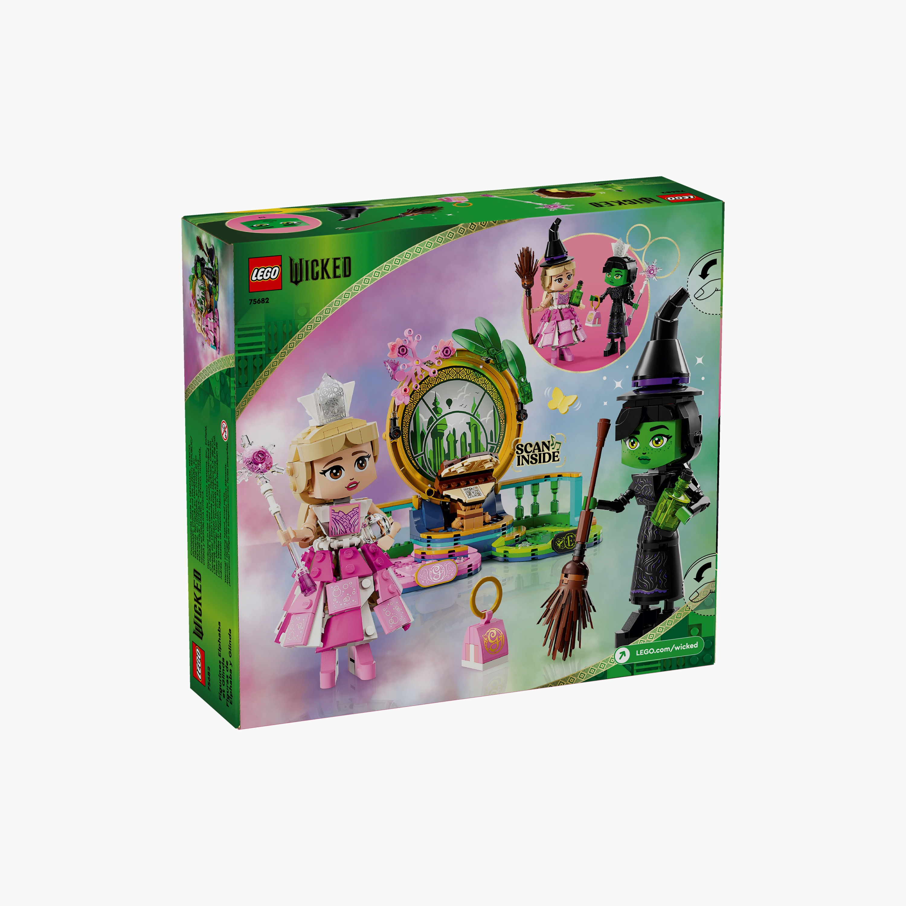 LEGO® Wicked Elphaba & Glinda Figures Fantasy Toy Construction Playset 75682-toys-buildingblocks-blocks-image-6