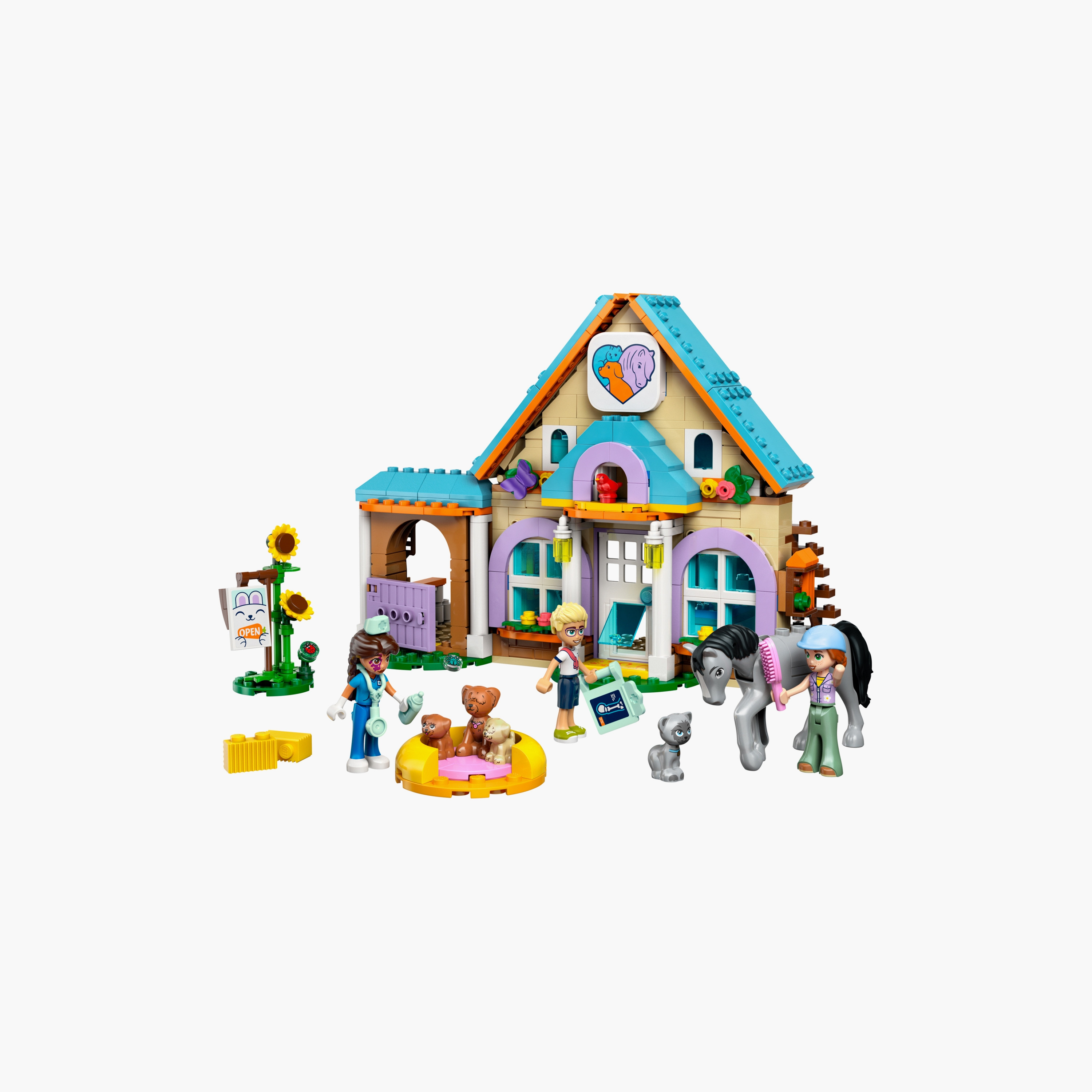 لعبة التظاهر الحصان والعيادة البيطرية من ليغو® فريندز‏ 42651-toys-buildingblocks-blocks-image-1