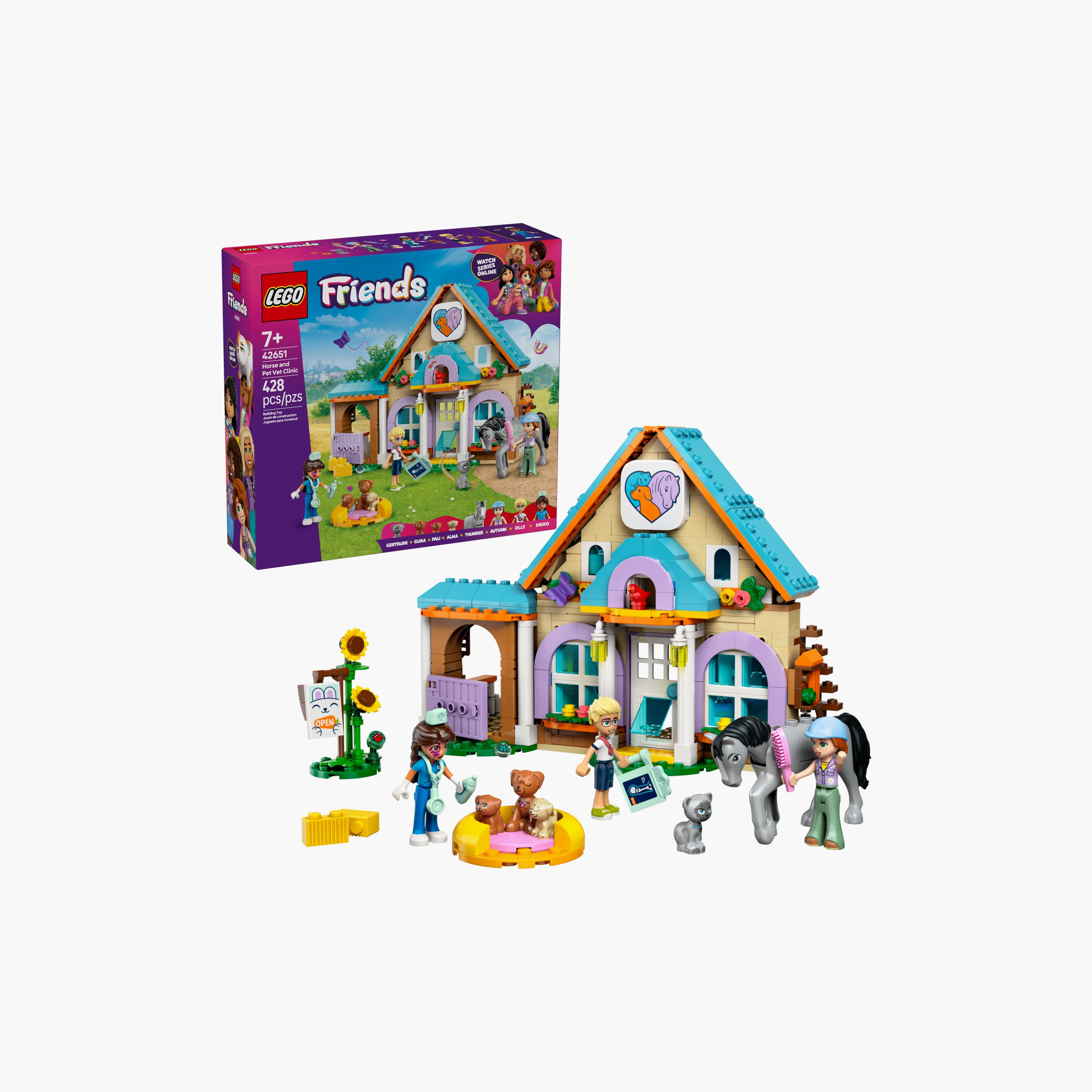 لعبة التظاهر الحصان والعيادة البيطرية من ليغو® فريندز‏ 42651-toys-buildingblocks-blocks-image-8