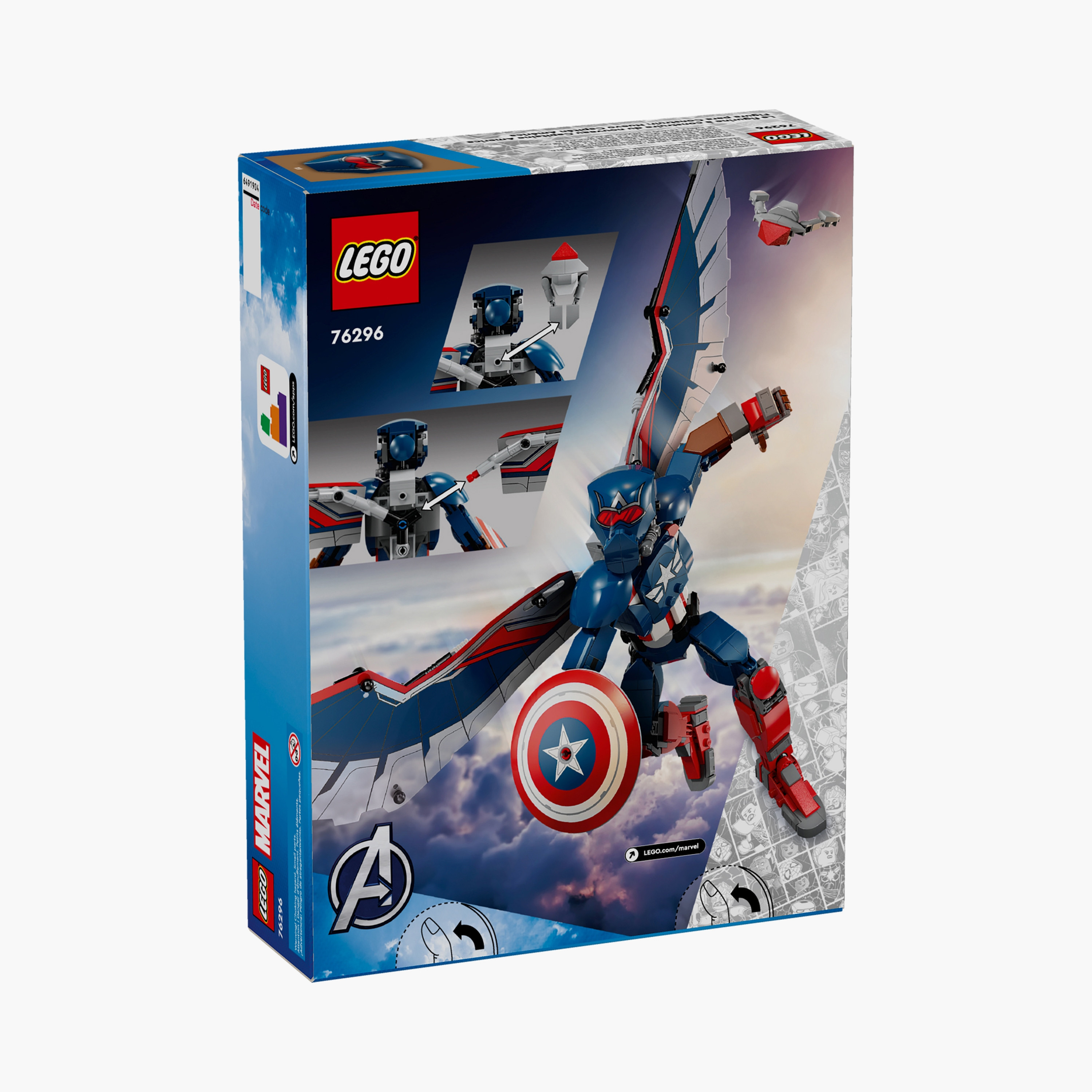 LEGO® Marvel New Captain America Construction Figure 76296-toys-buildingblocks-blocks-image-9