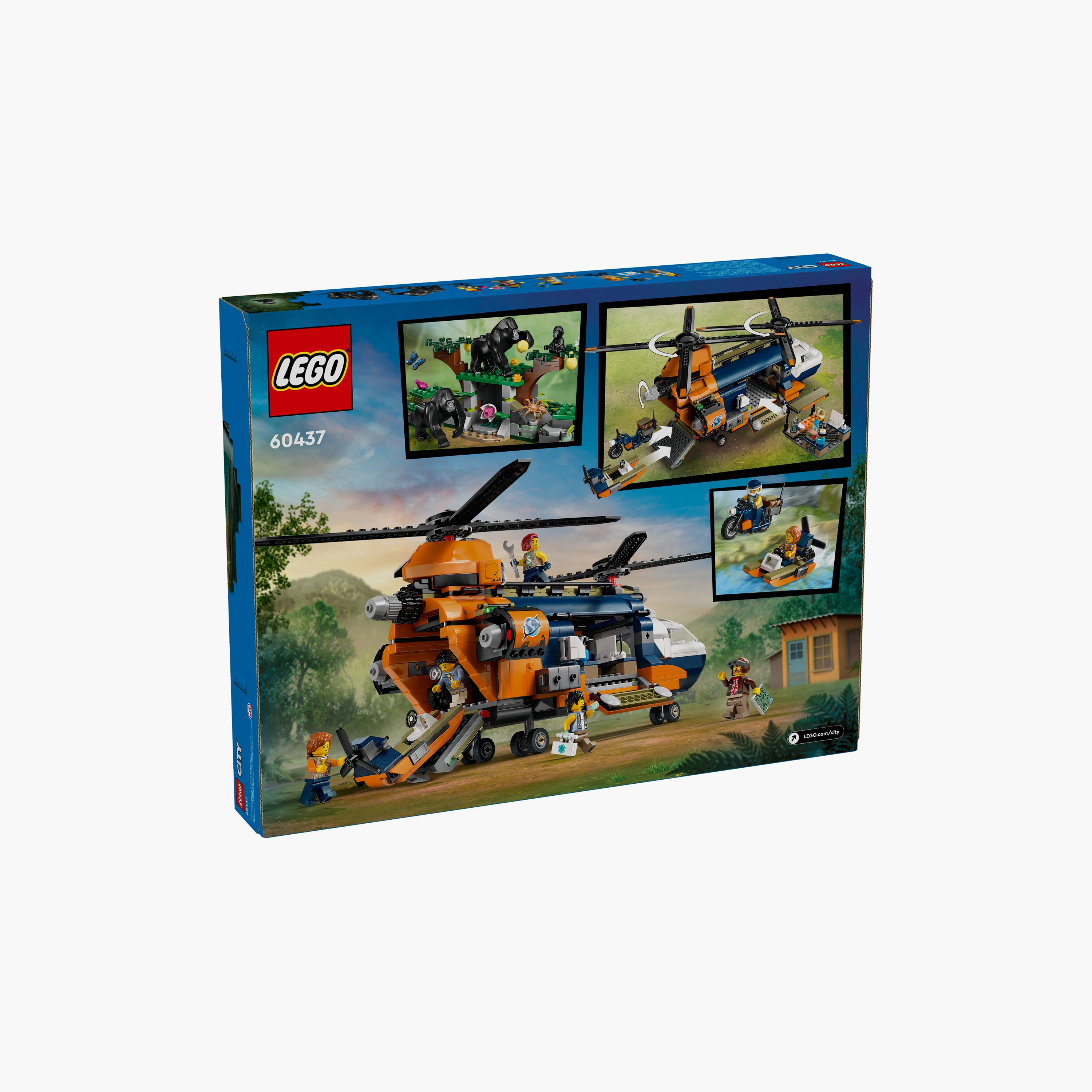 LEGO® City Jungle Explorer Helicopter at Base Camp Set 60437-toys-buildingblocks-blocks-image-11