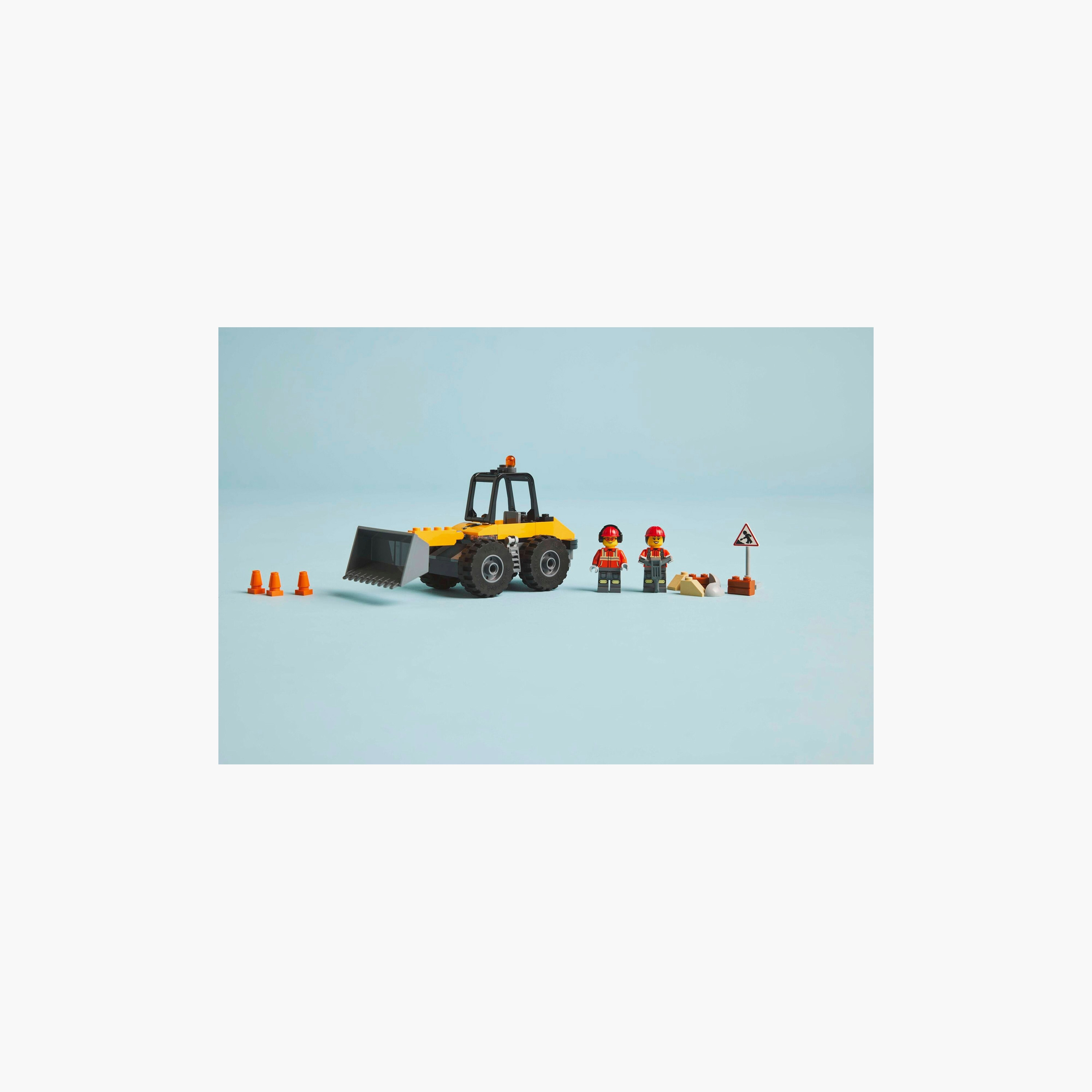 LEGO® City Yellow Construction Wheel Loader Buildable Vehicle Set 60450-toys-buildingblocks-blocks-image-6