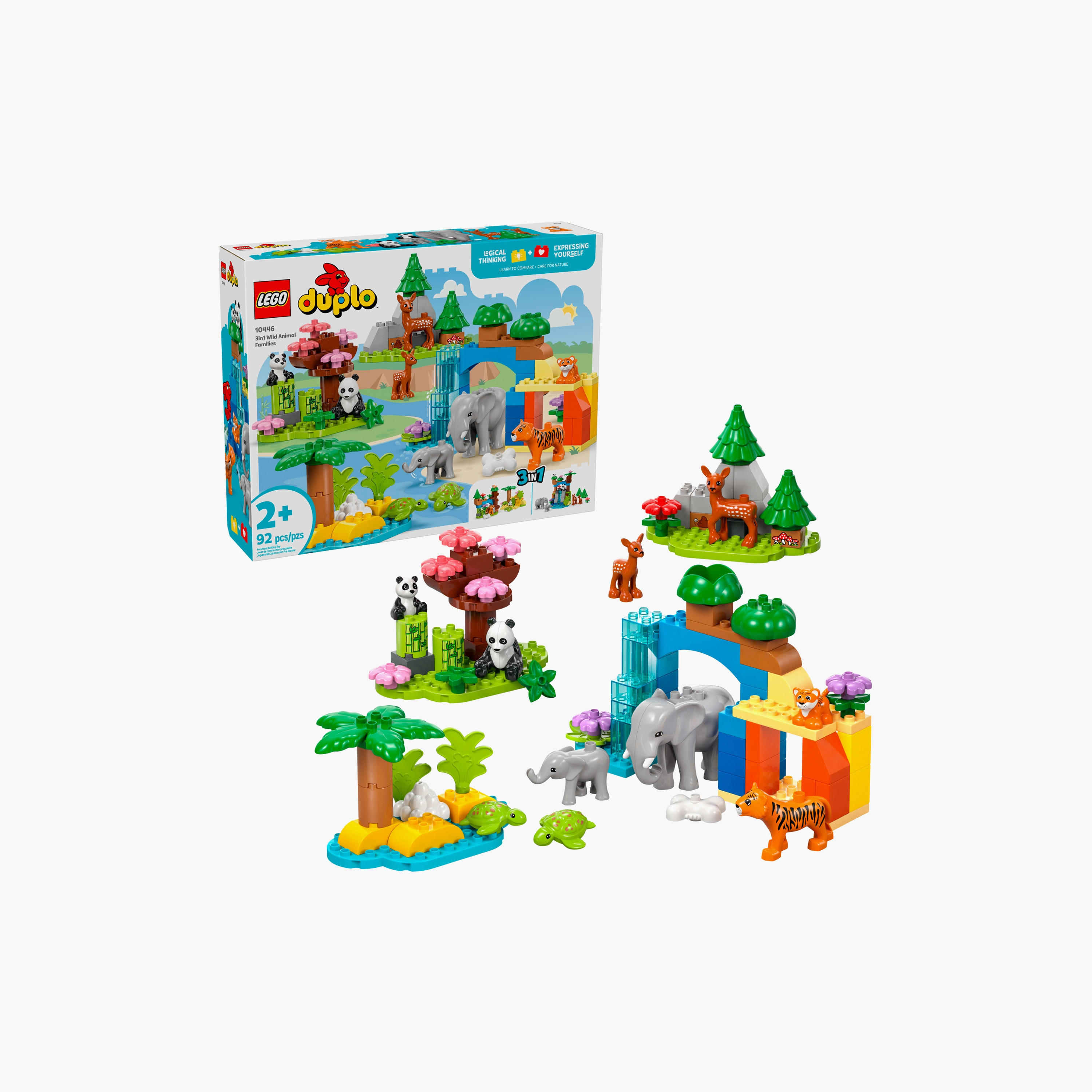 LEGO® DUPLO® Town 3in1 Wild Animal Families Set Learning Toy 10446-toys-blocksandpuzzles-image-2