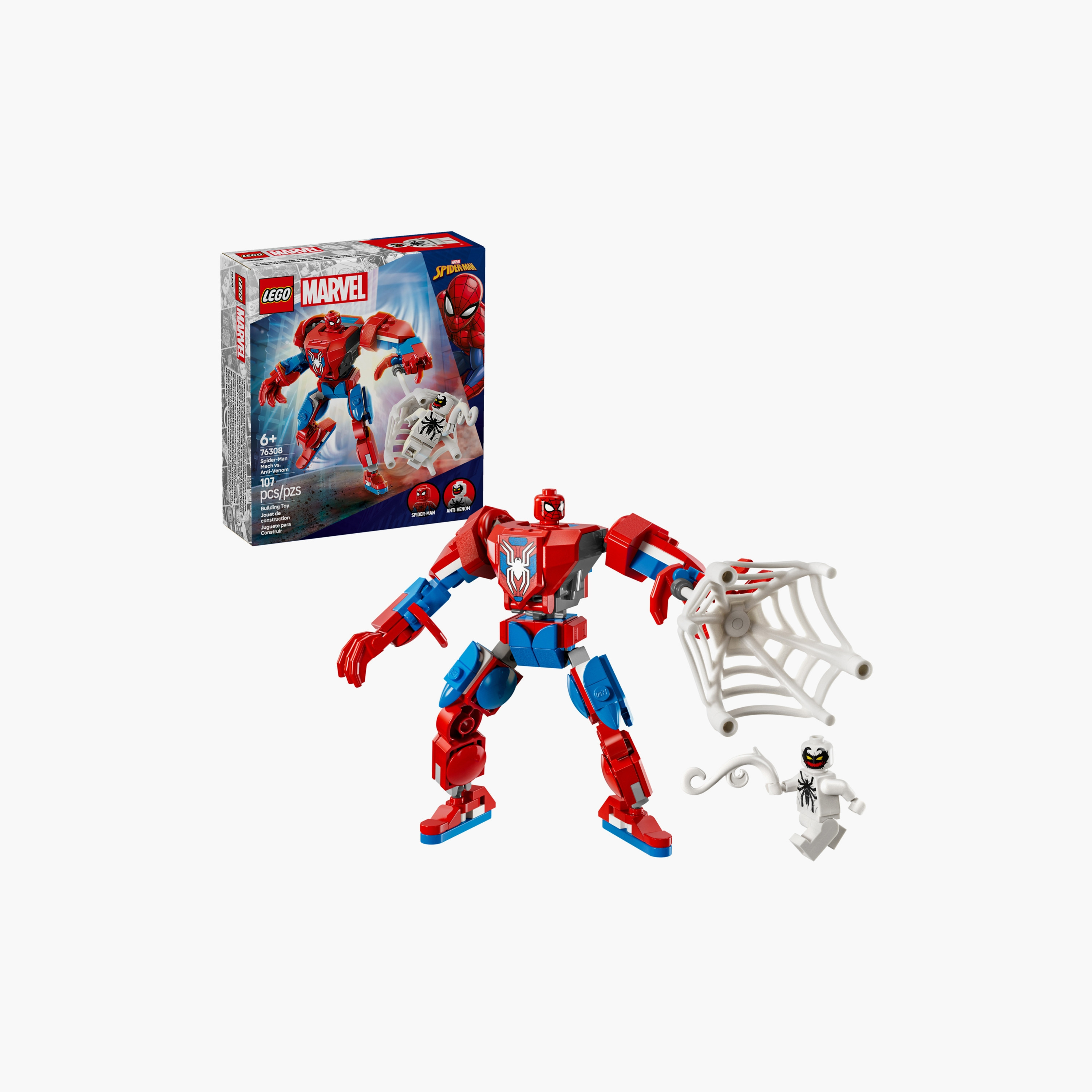 LEGO 76308 Marvel Spider-Man Mech vs. Anti-Venom-toys-buildingblocks-blocks-image-2